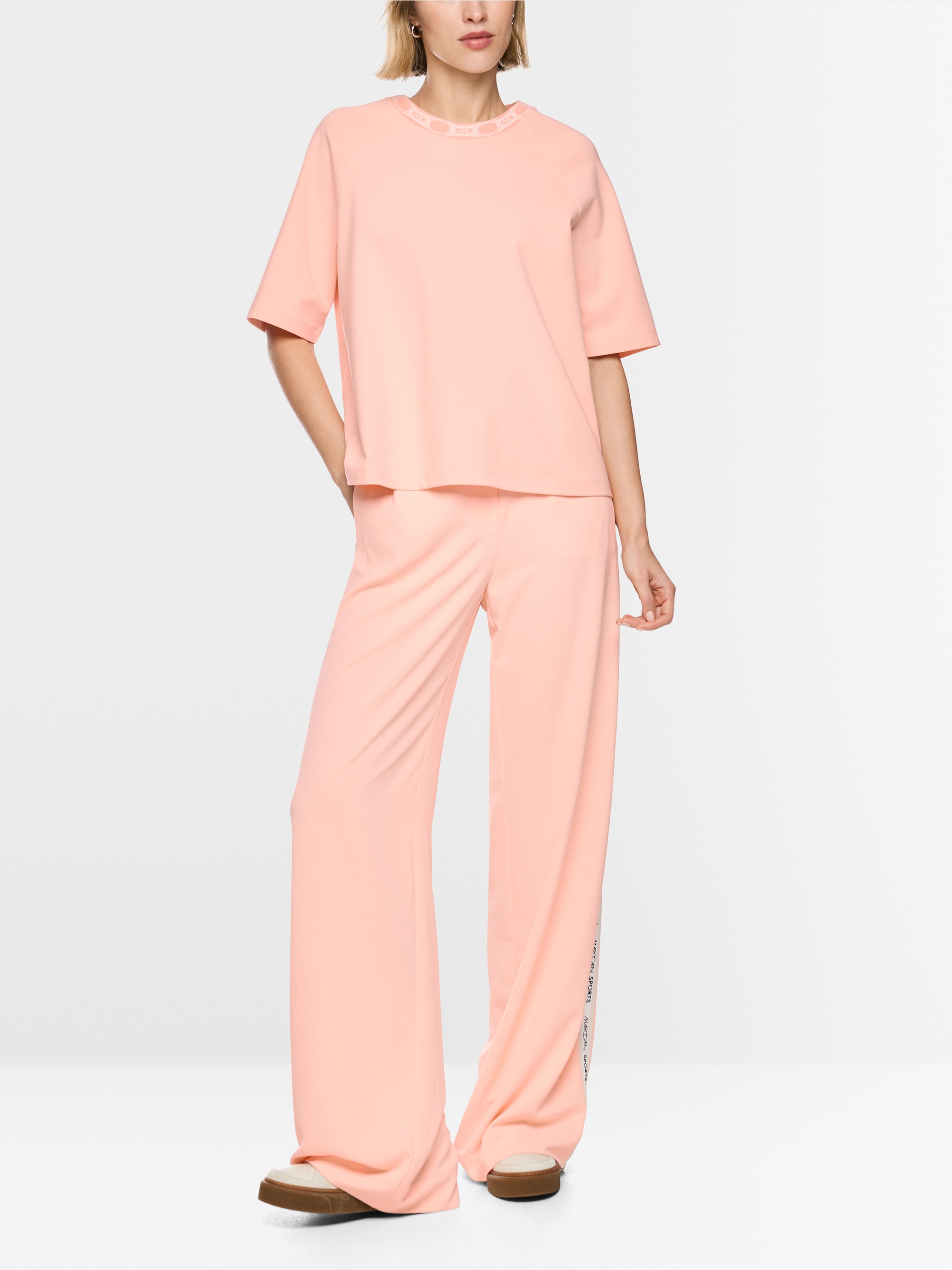 T-shirt oversize en mélange de coton