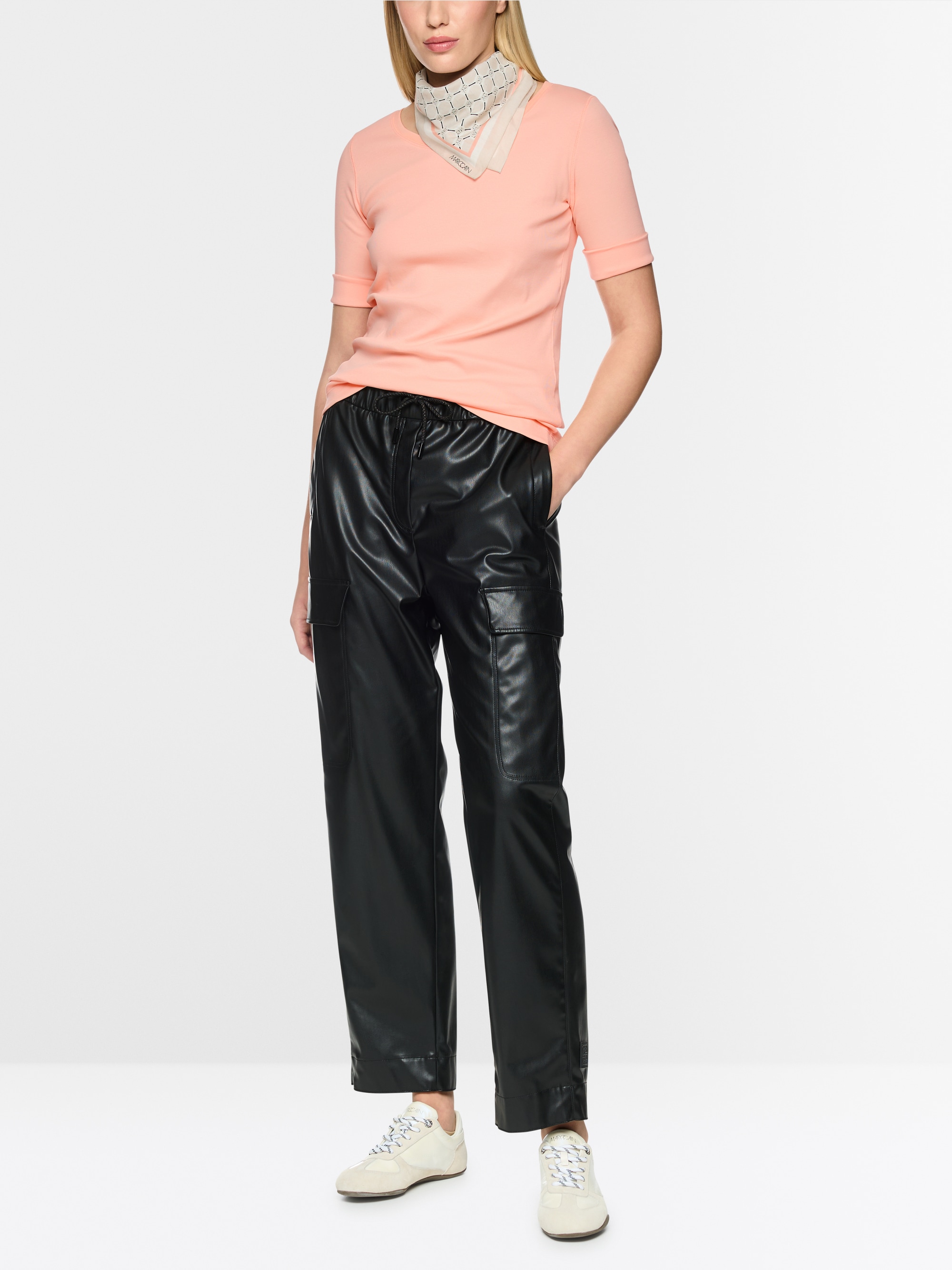 Stretch cotton shirt