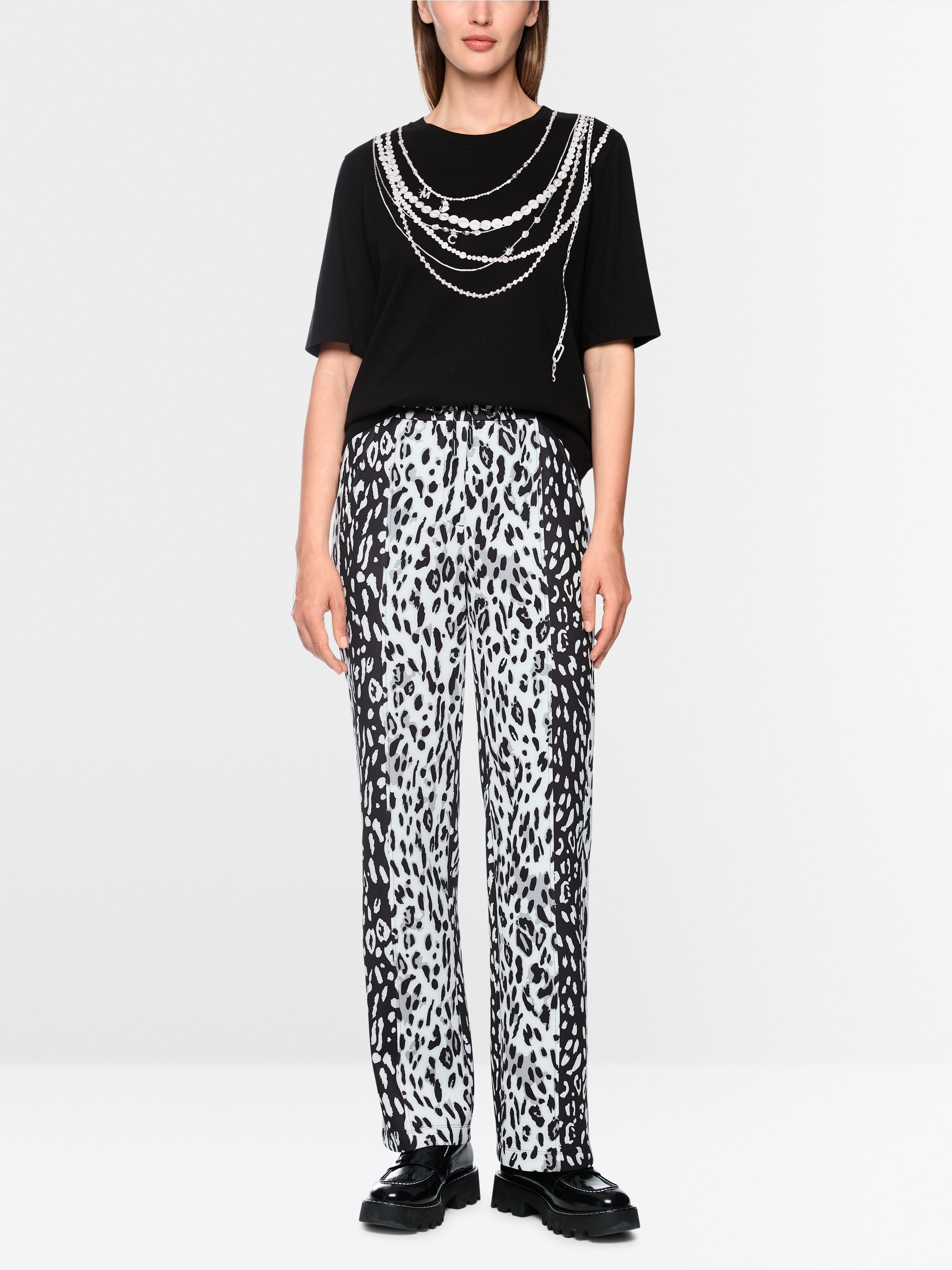 Cotton T-shirt with print