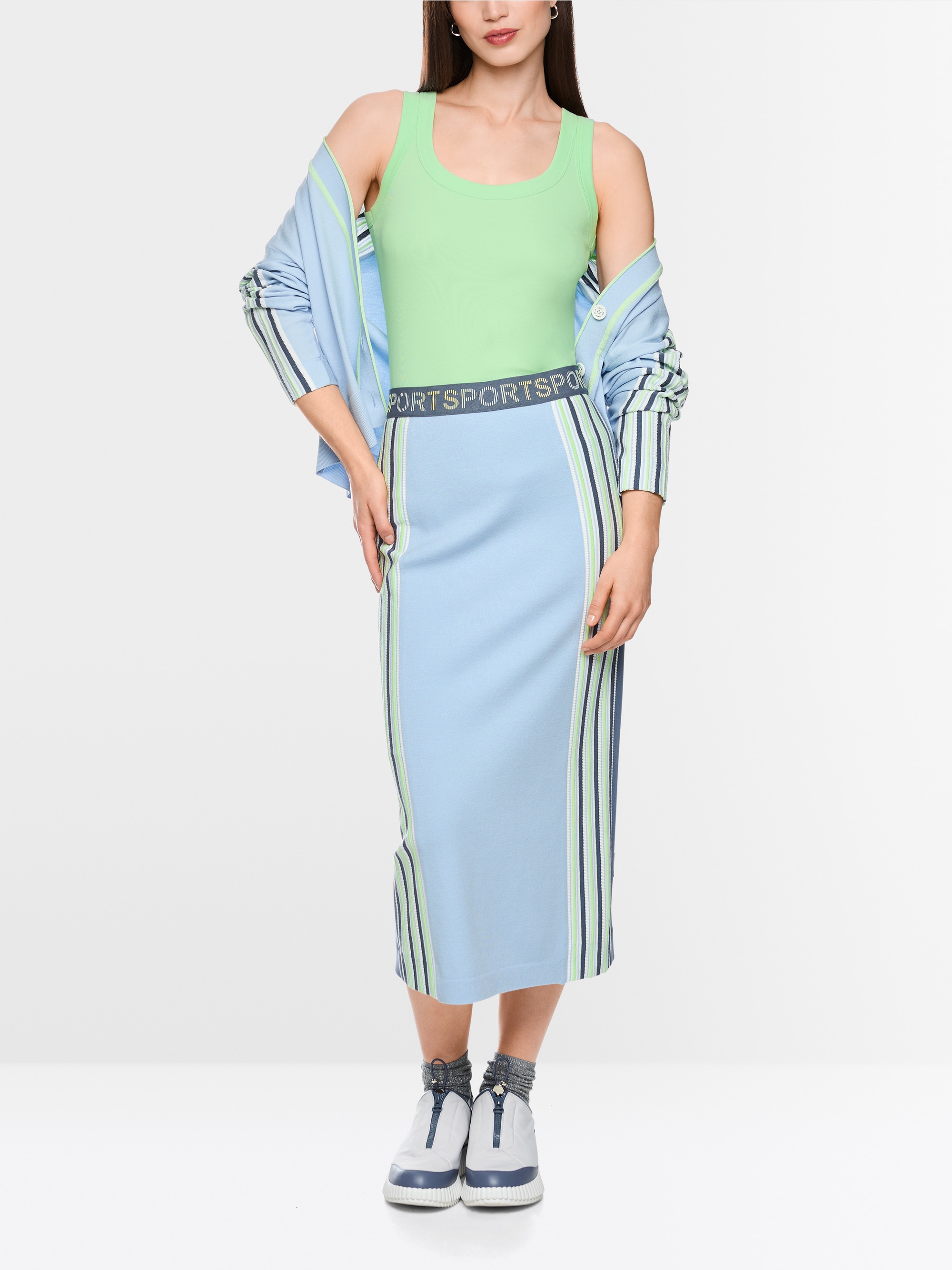 Basic stretch cotton top