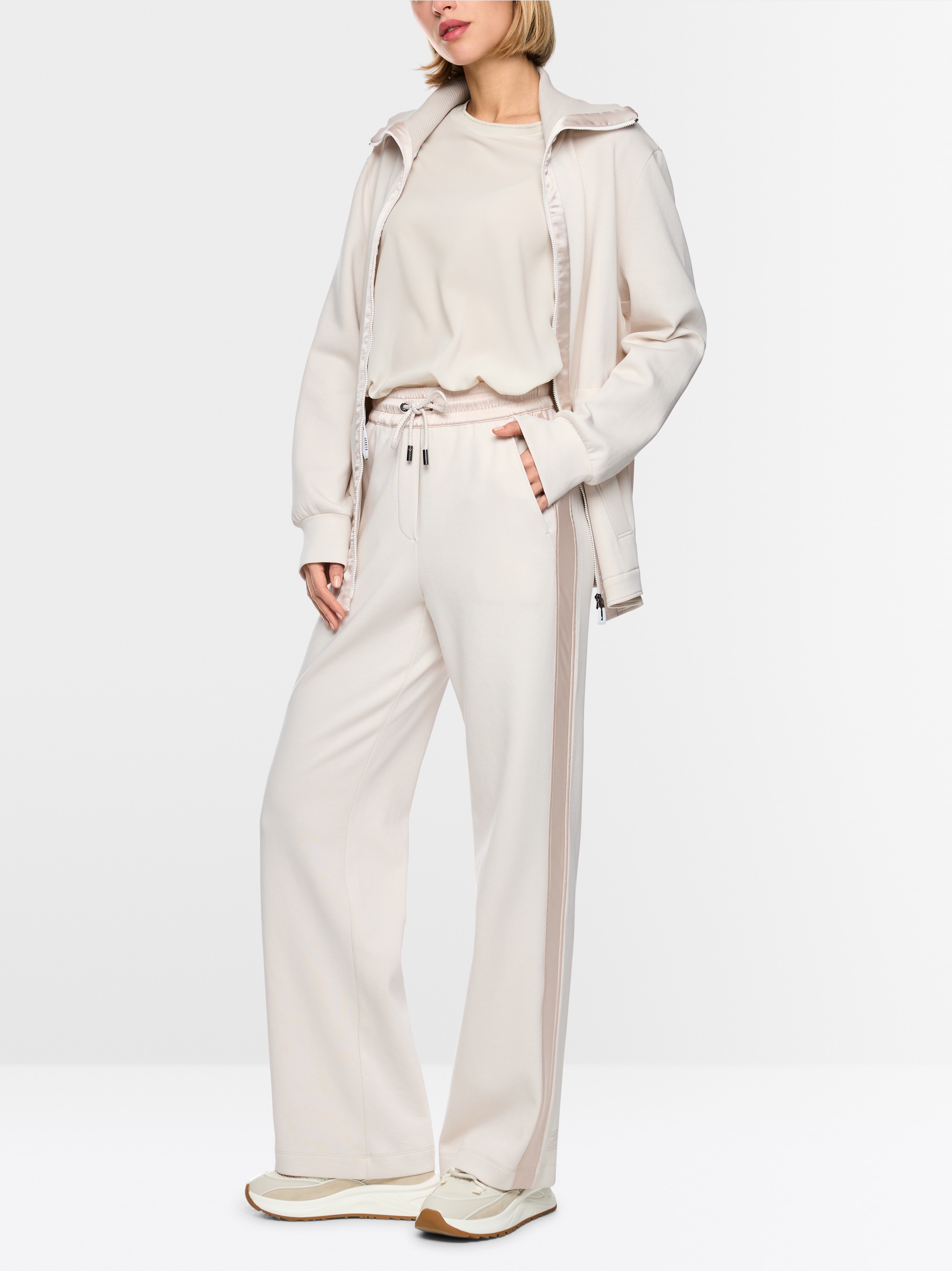 Pantalon à enfiler WASHINGTON avec détails en satin