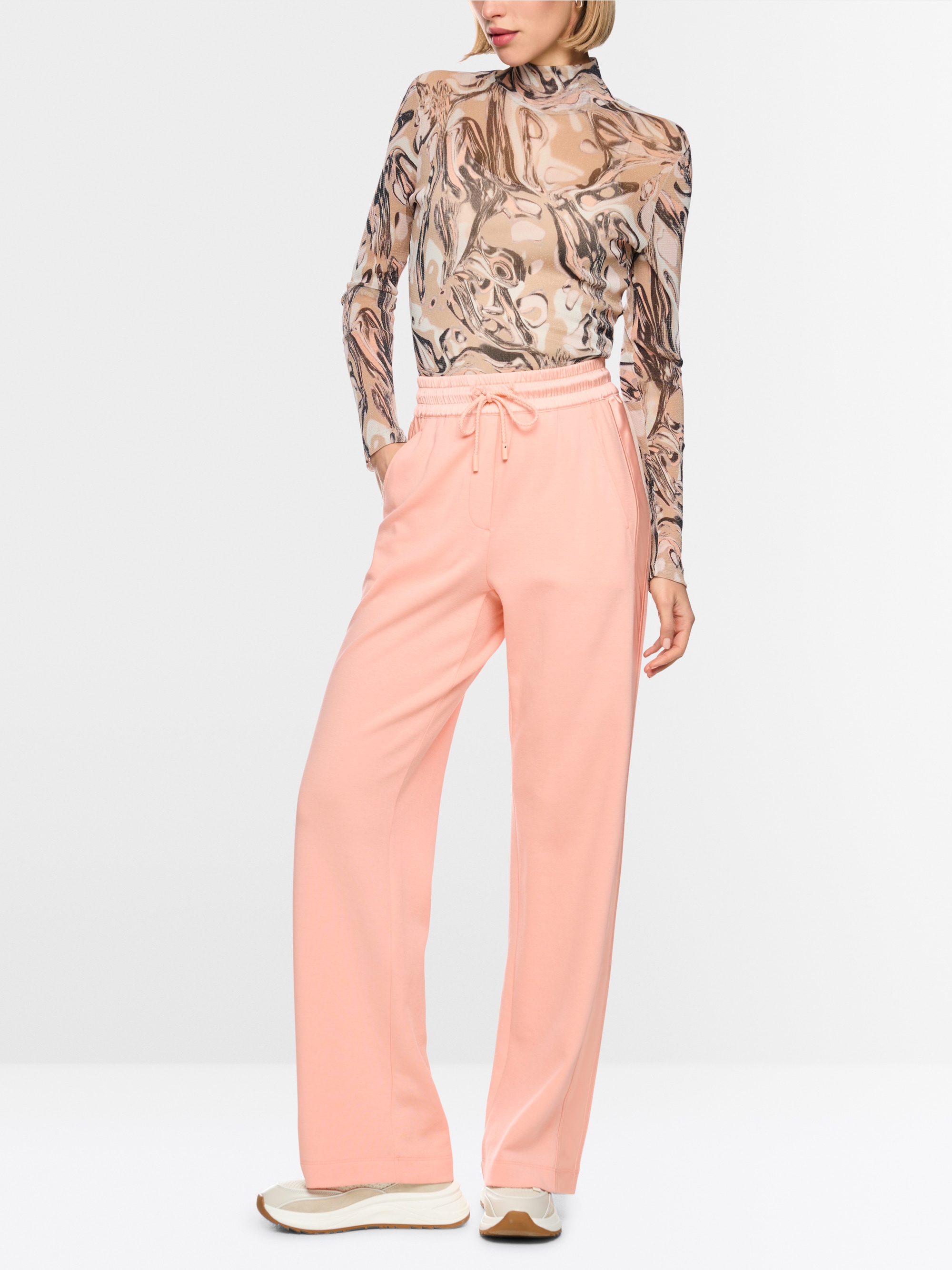 Pantalon à enfiler WASHINGTON avec détails en satin
