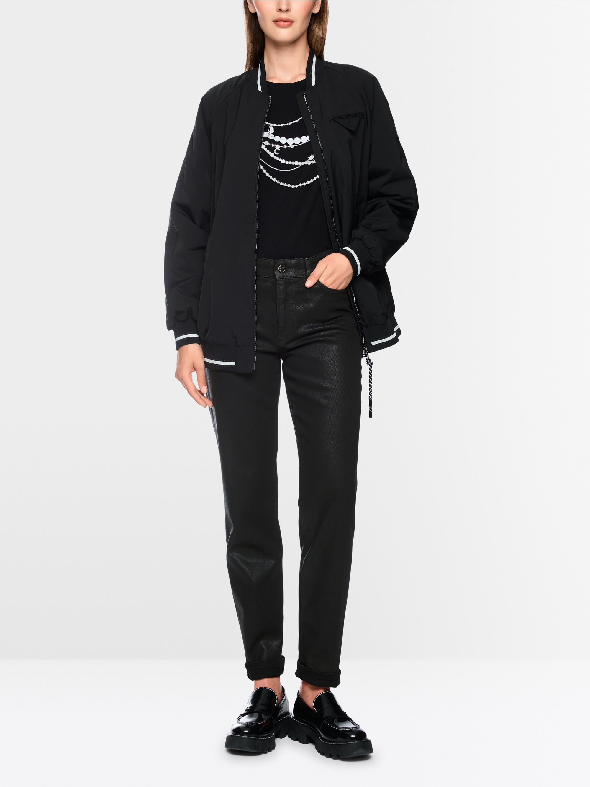 SILEA slim fit contemporary trousers