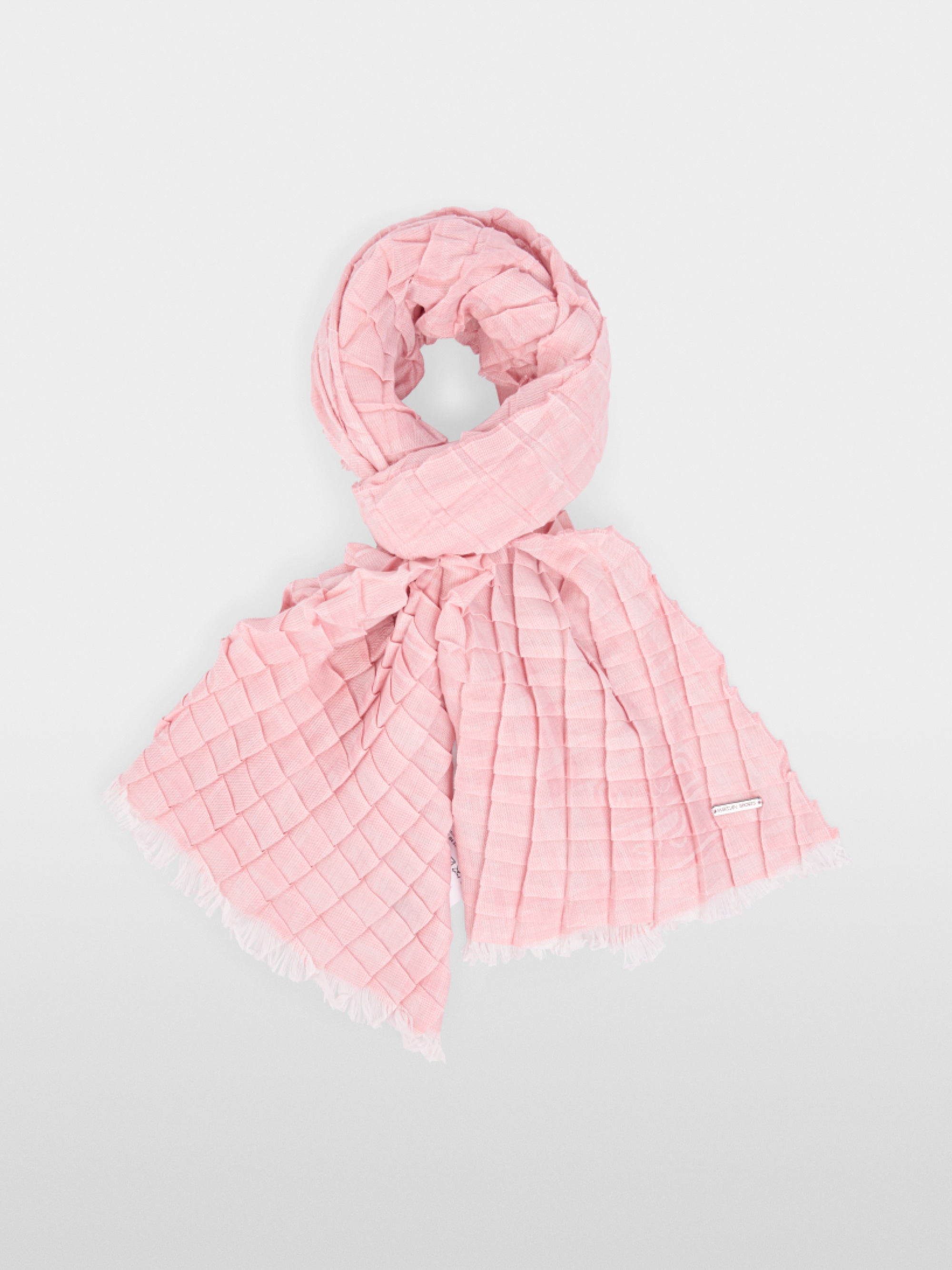 Scarf with textured pattern