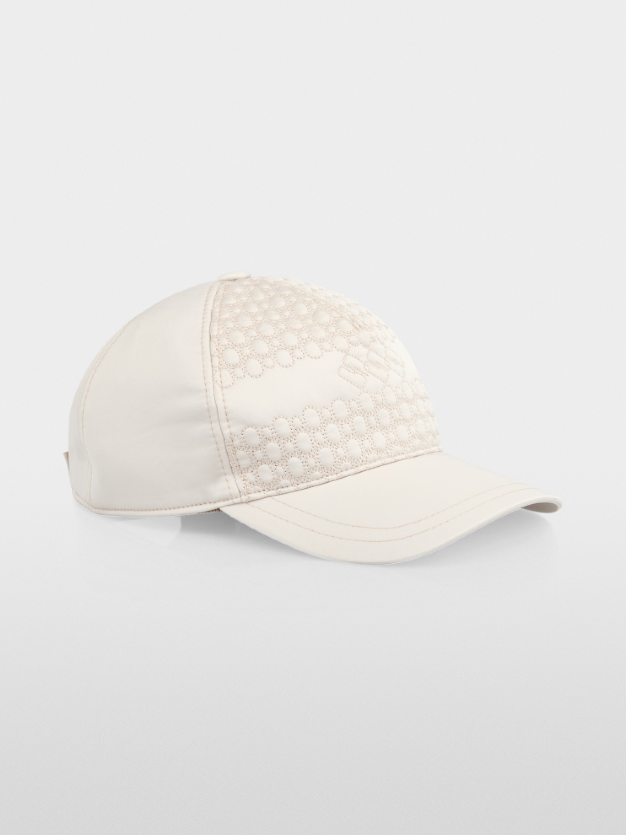 Casquette à visière avec surpiqûres