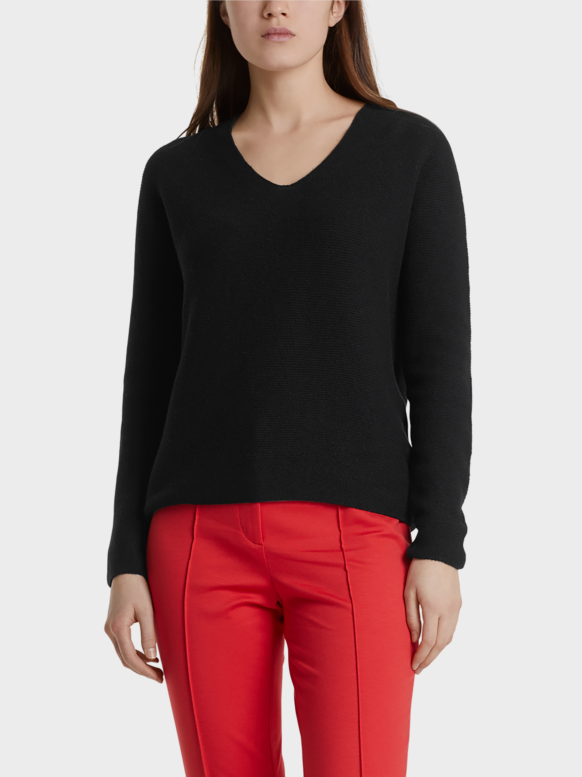 Marc Cain S Collections Brown Sweater with Cashmere PC 41.11 M55 696 main image 0