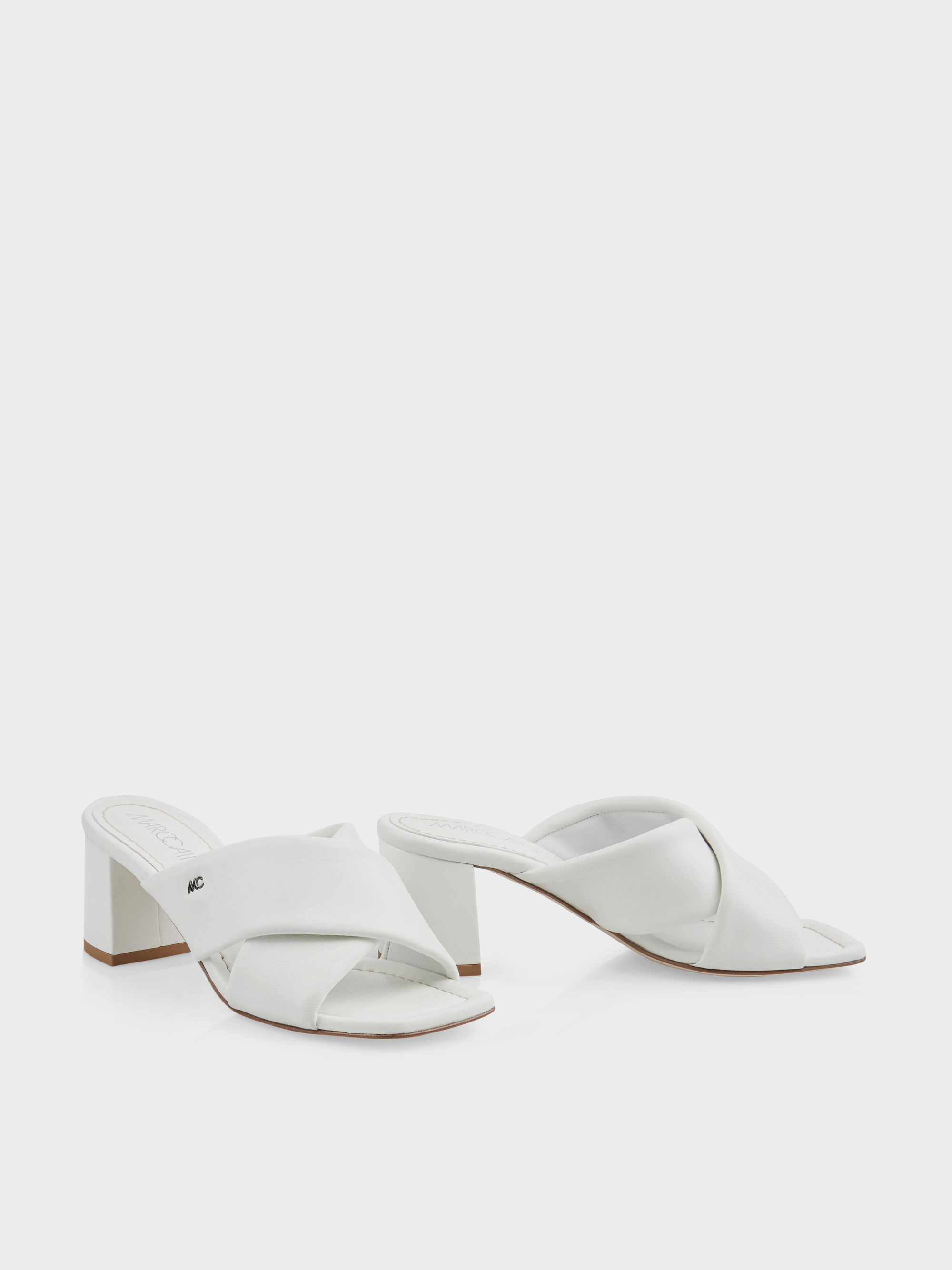 crossover strap mules