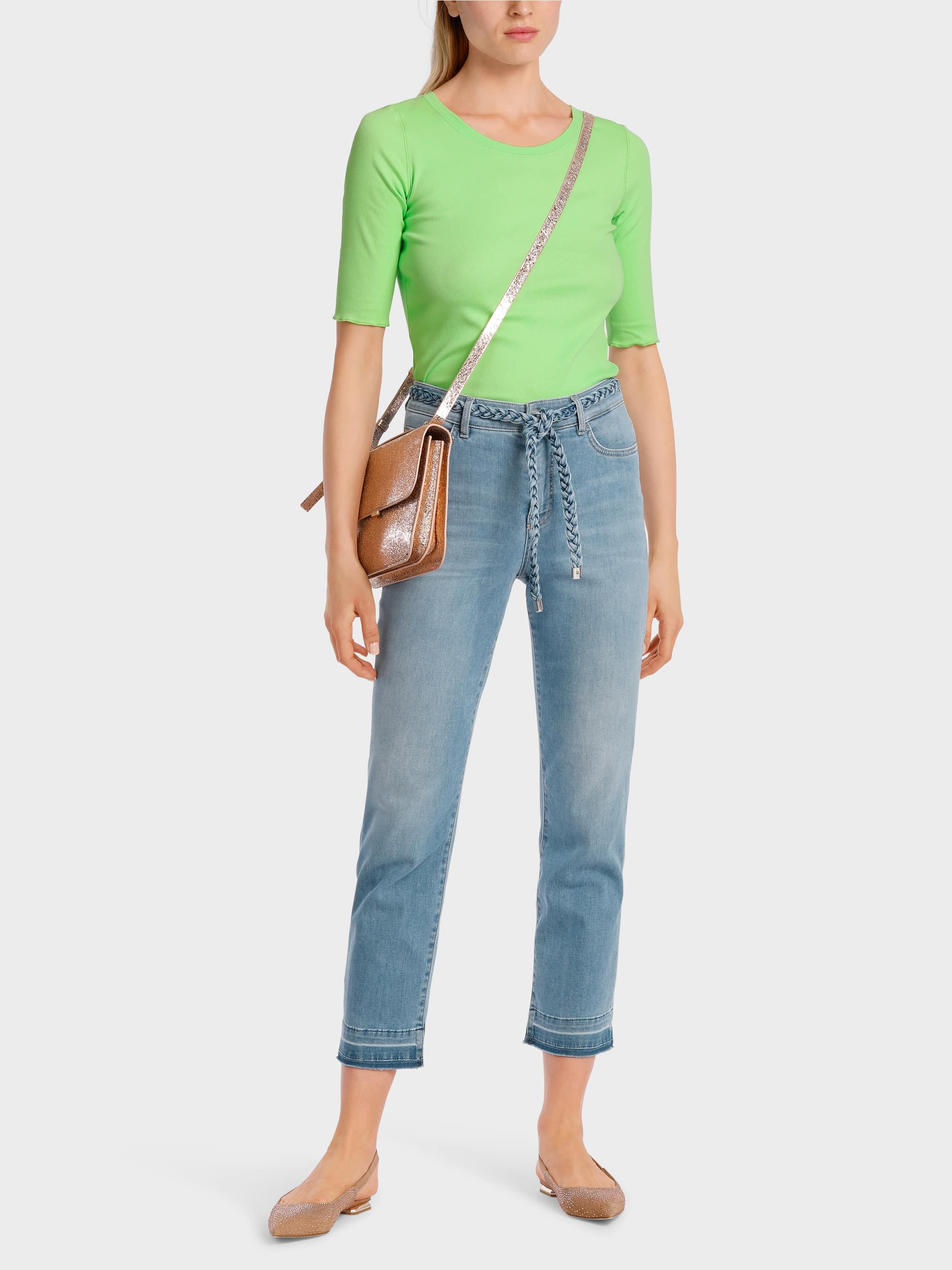 T-Shirt mit Rundhals | marc-cain.com/de 