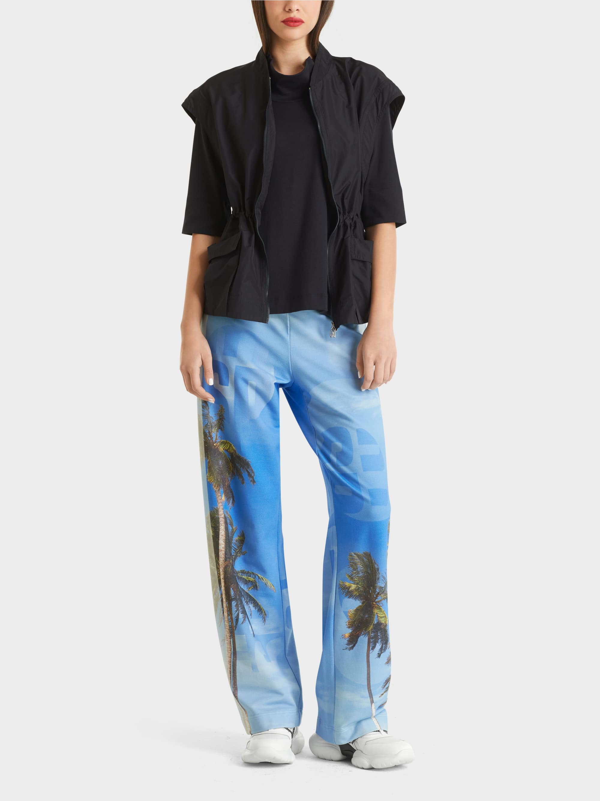 Shirt mit besonderer Kragenlösung | marc-cain.com/de