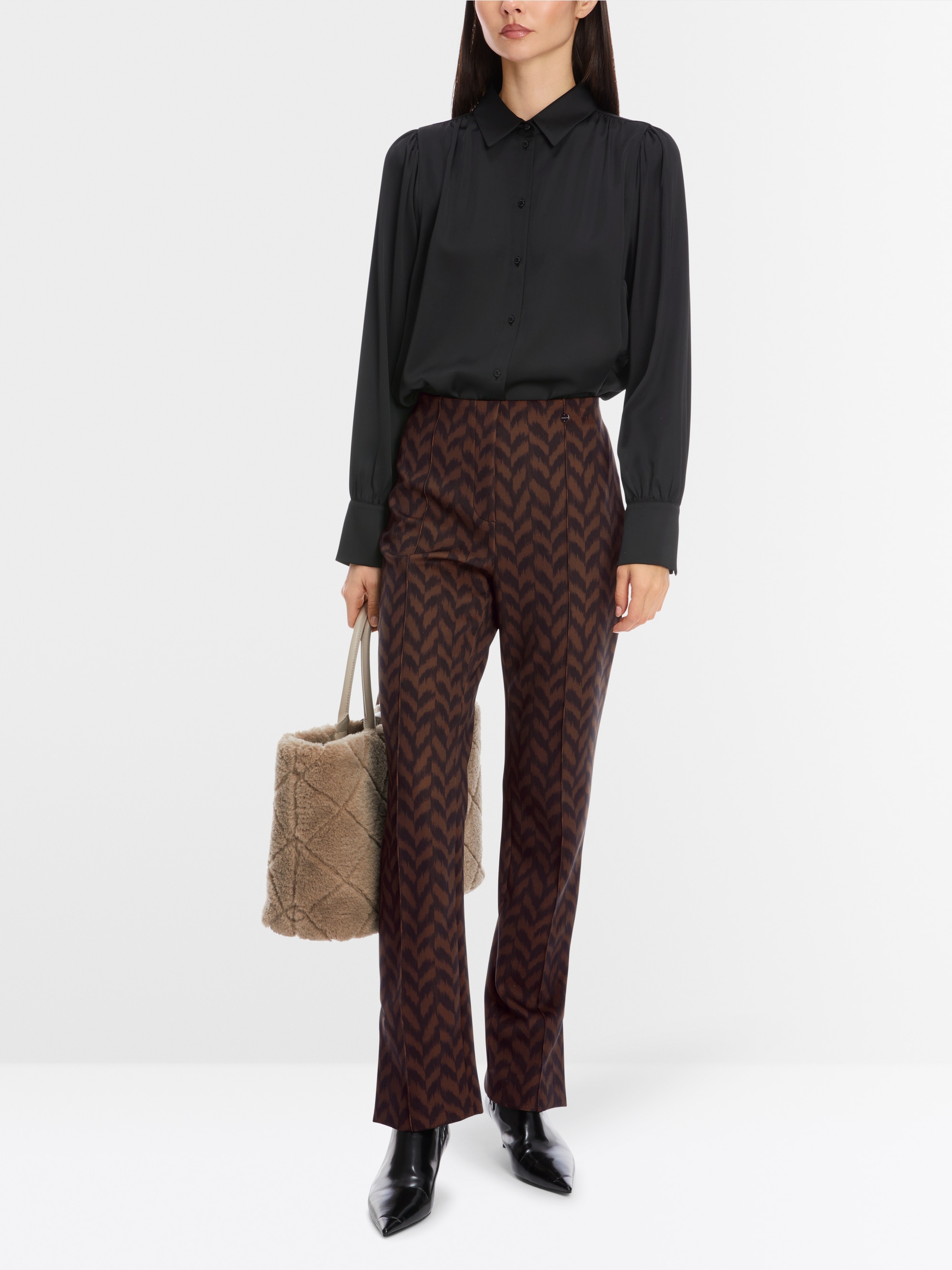 FATSA slip-on pants in stretch