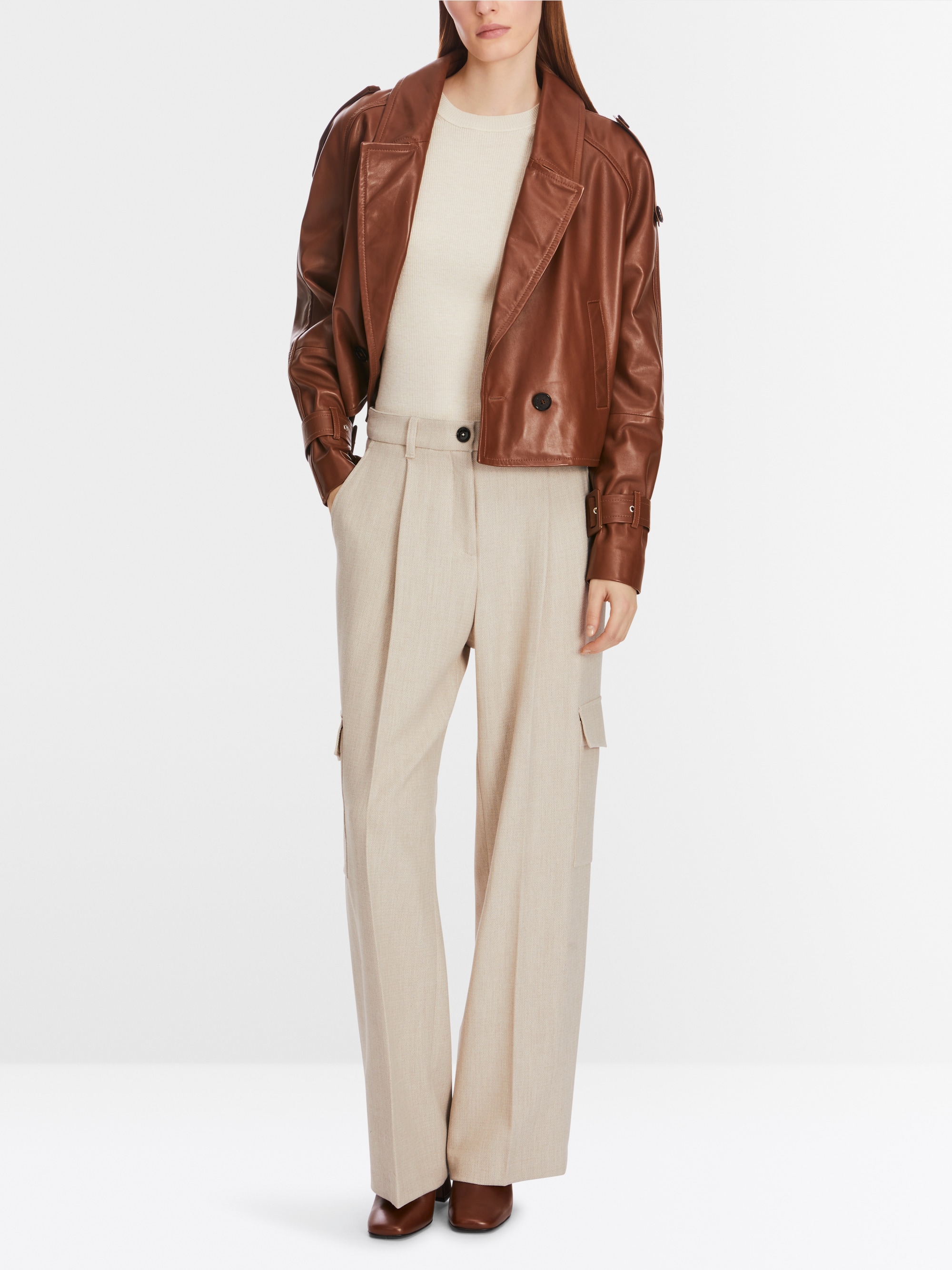 WASCO high-waist trousers