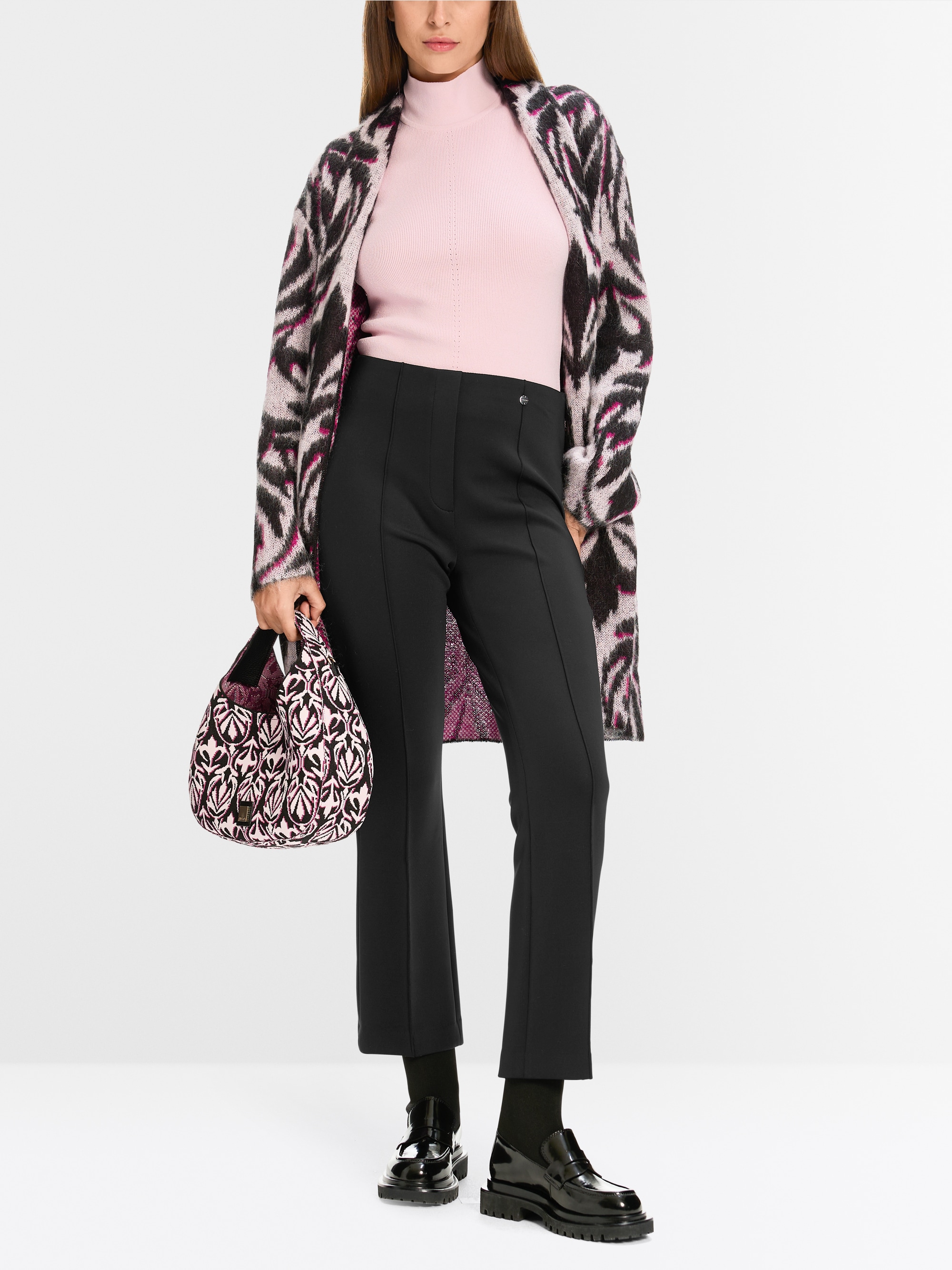 FREDERICA broek in scuba-jersey