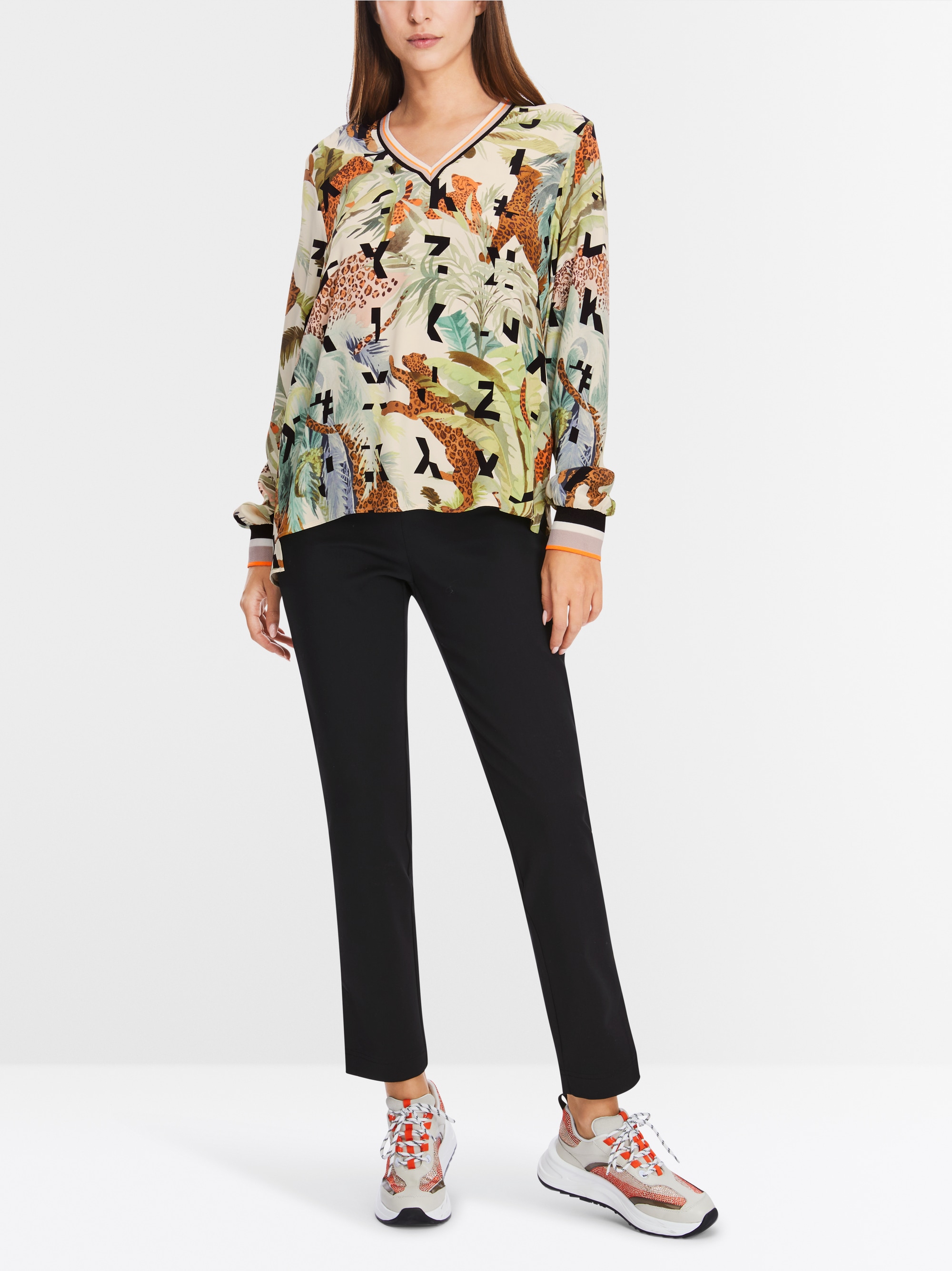 Casual blouse van viscose ‘Rethink Together’