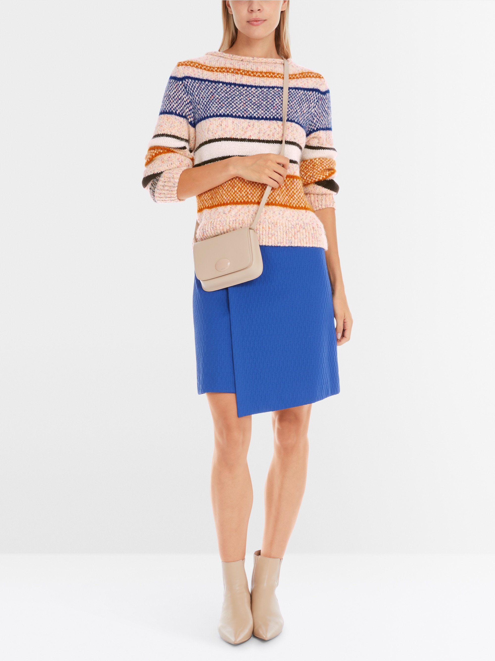 Streifen-Pullover Knitted in Germany