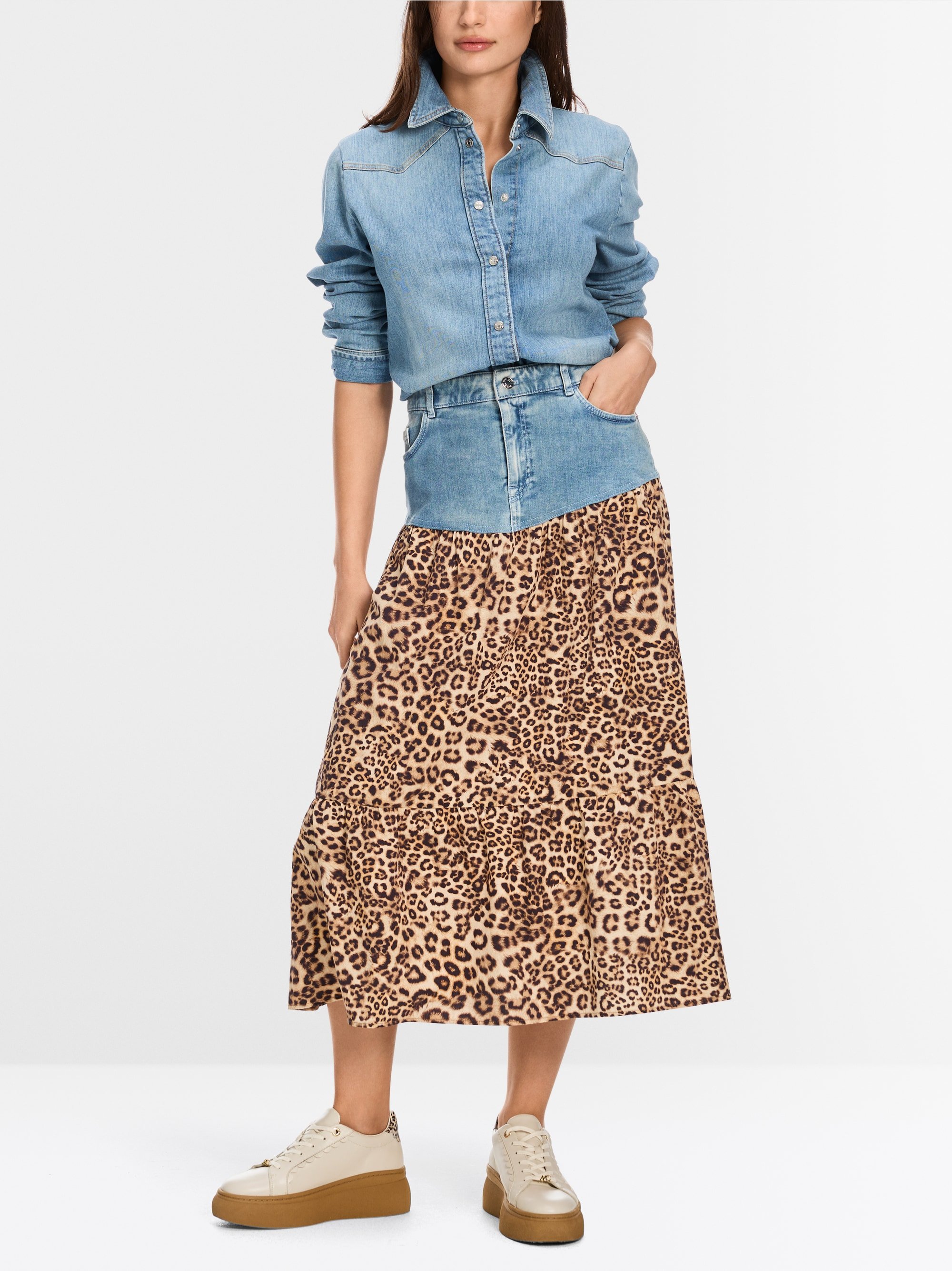 Jupe midi "Rethink Together"
