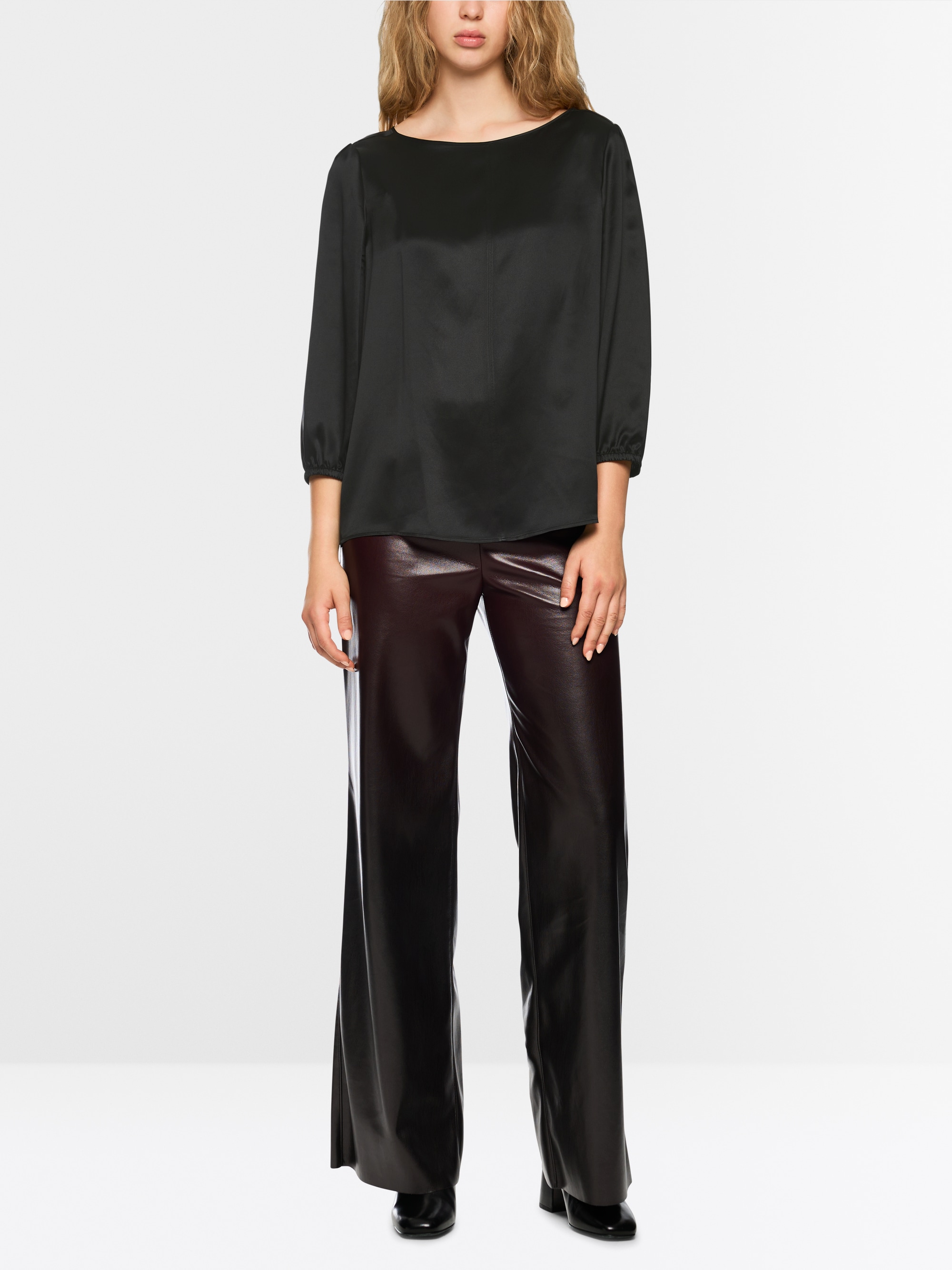Lockere Seidenbluse