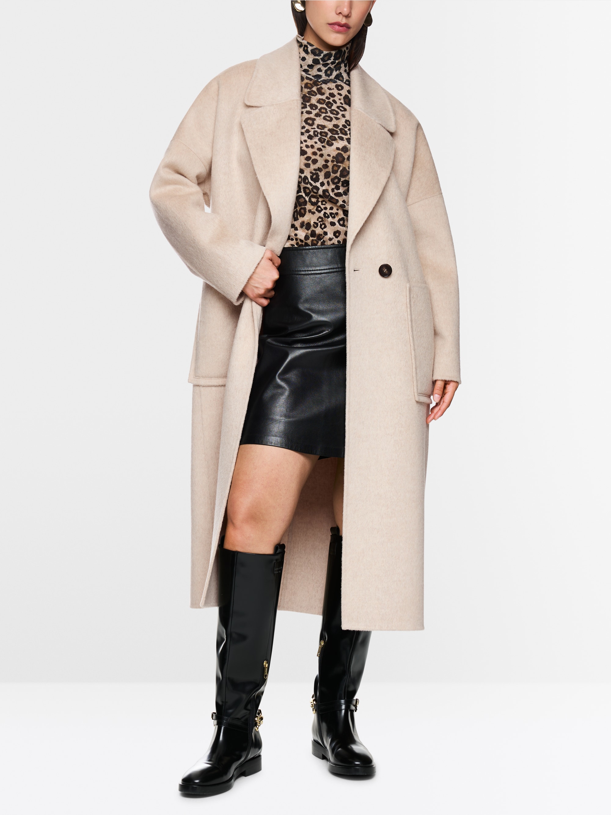 Manteau oversize luxueux