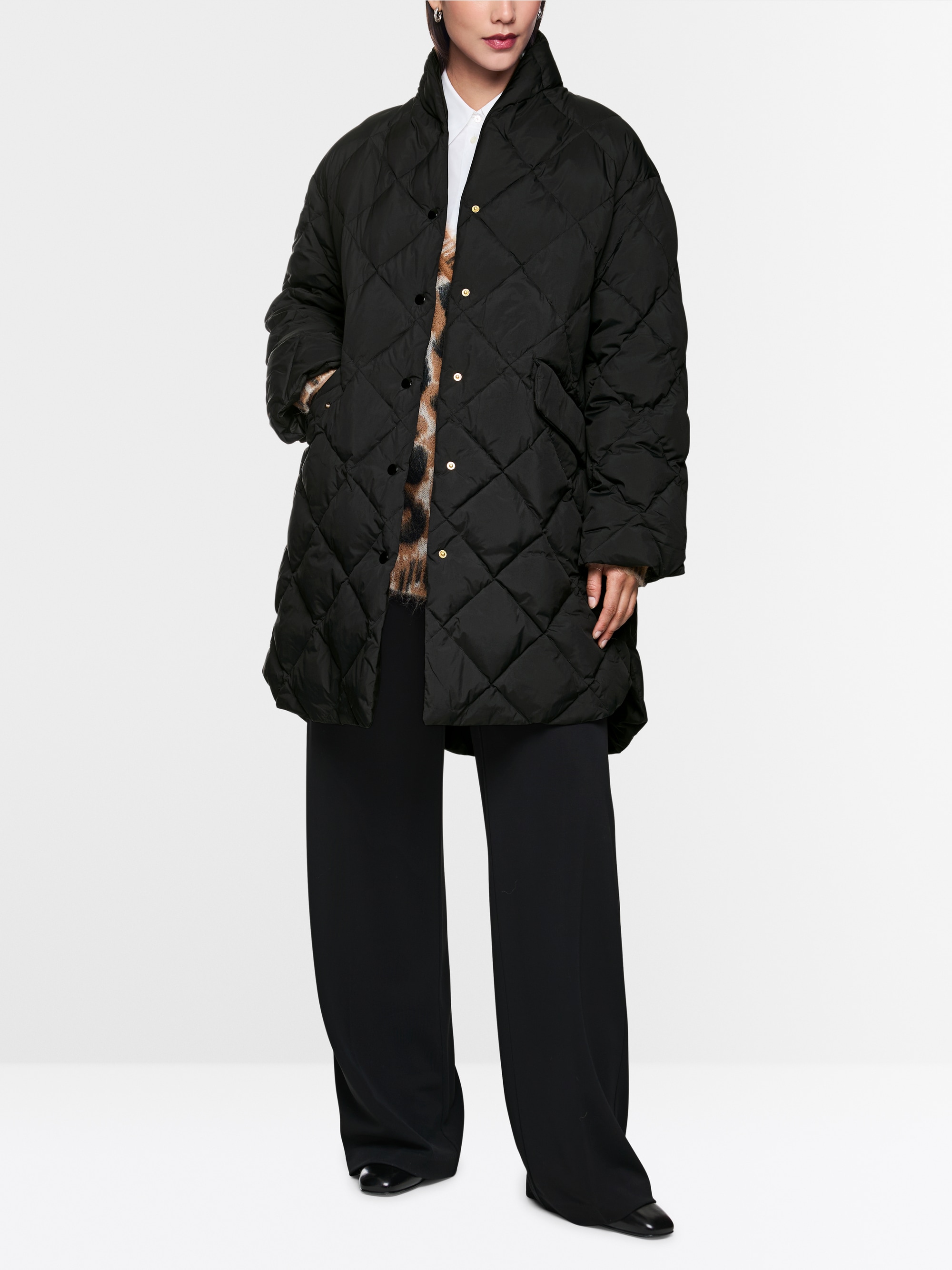 Manteau matelassé réversible