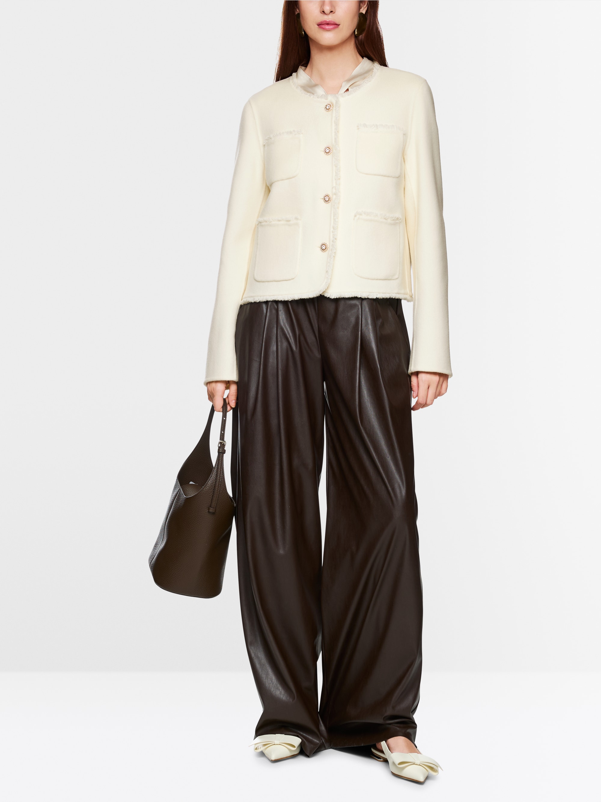Jacke mit aufgesetzten Taschen