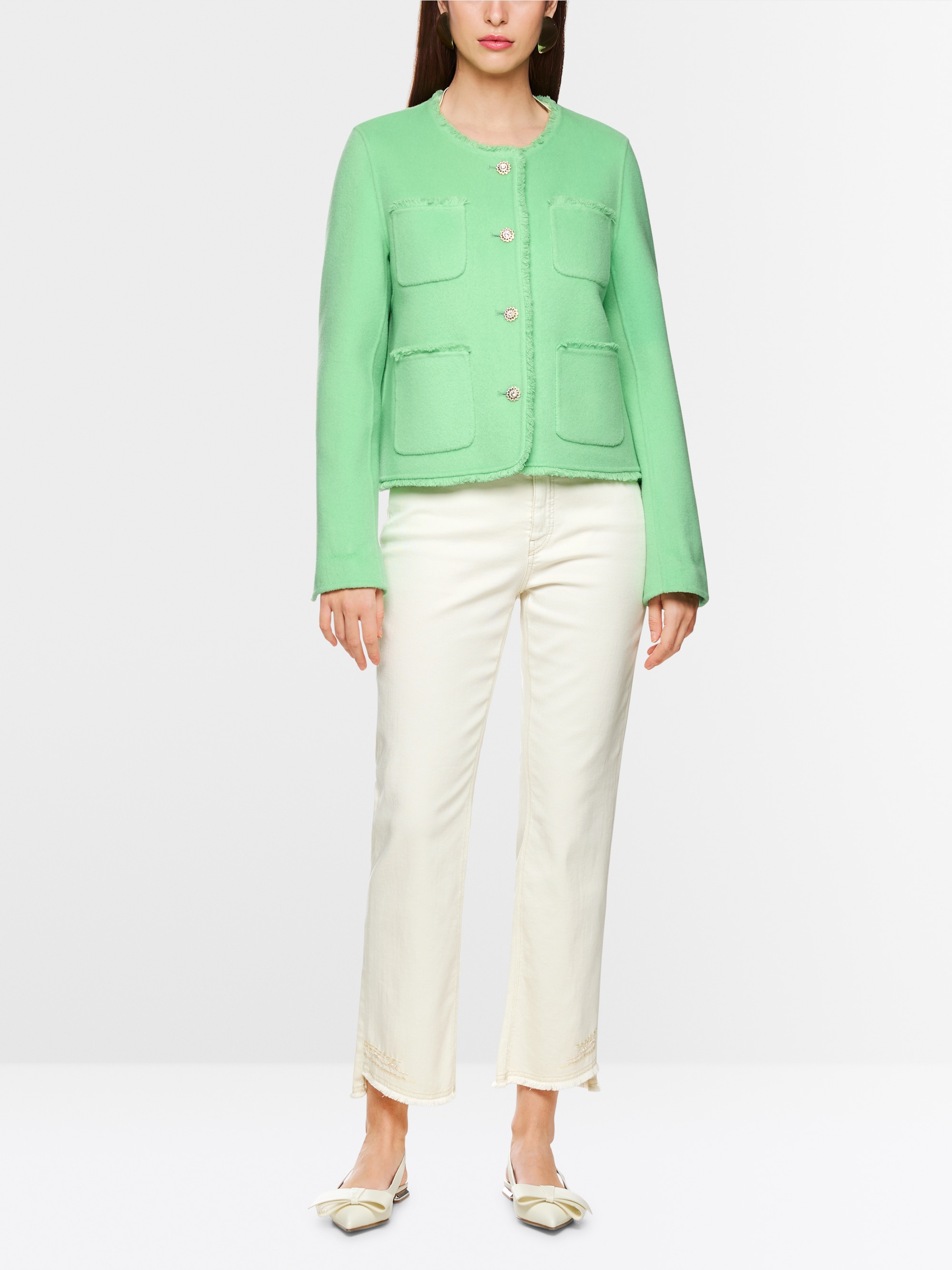 Jacke mit aufgesetzten Taschen