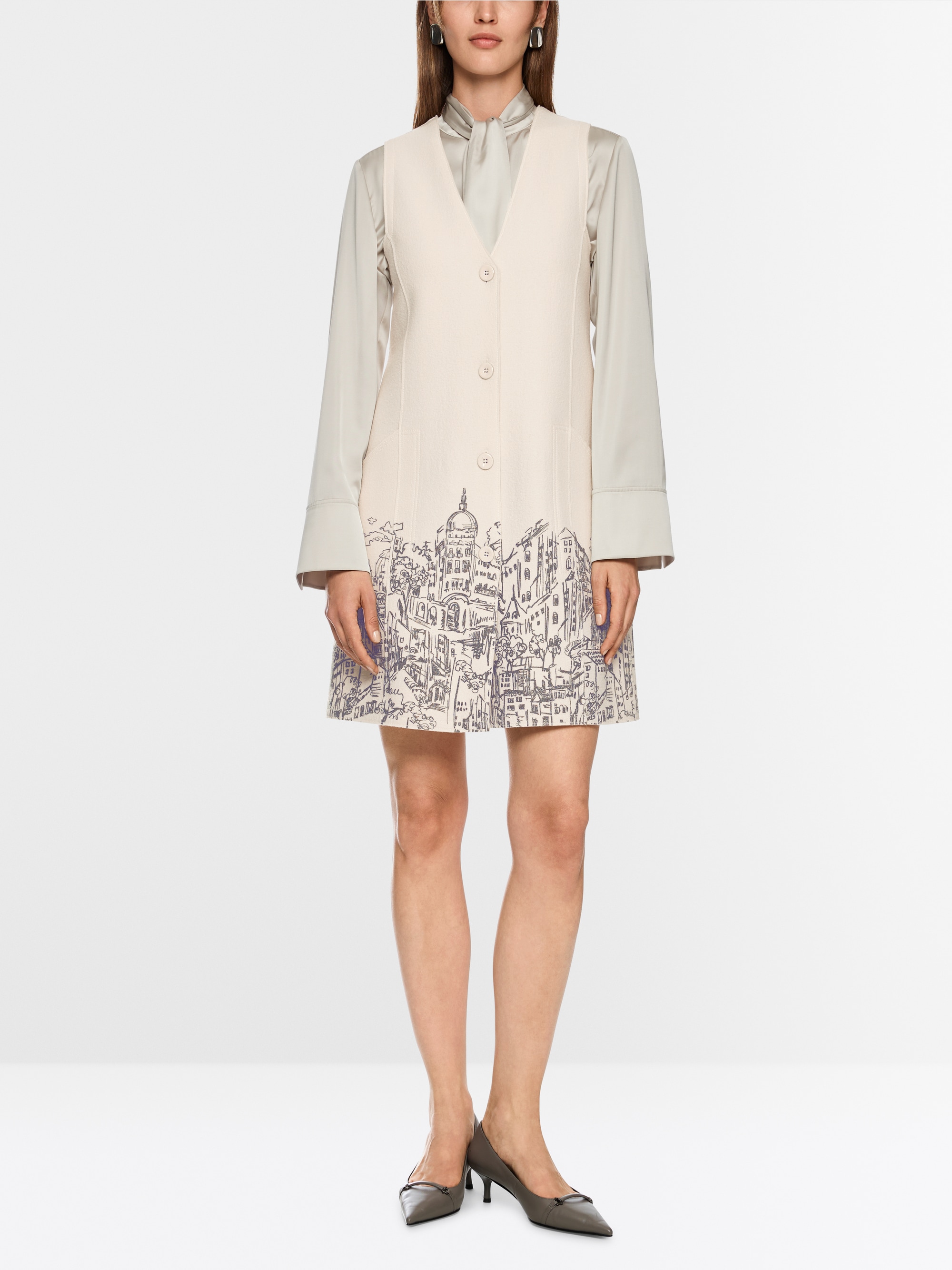 Robe en laine bouillie Knitted in Germany
