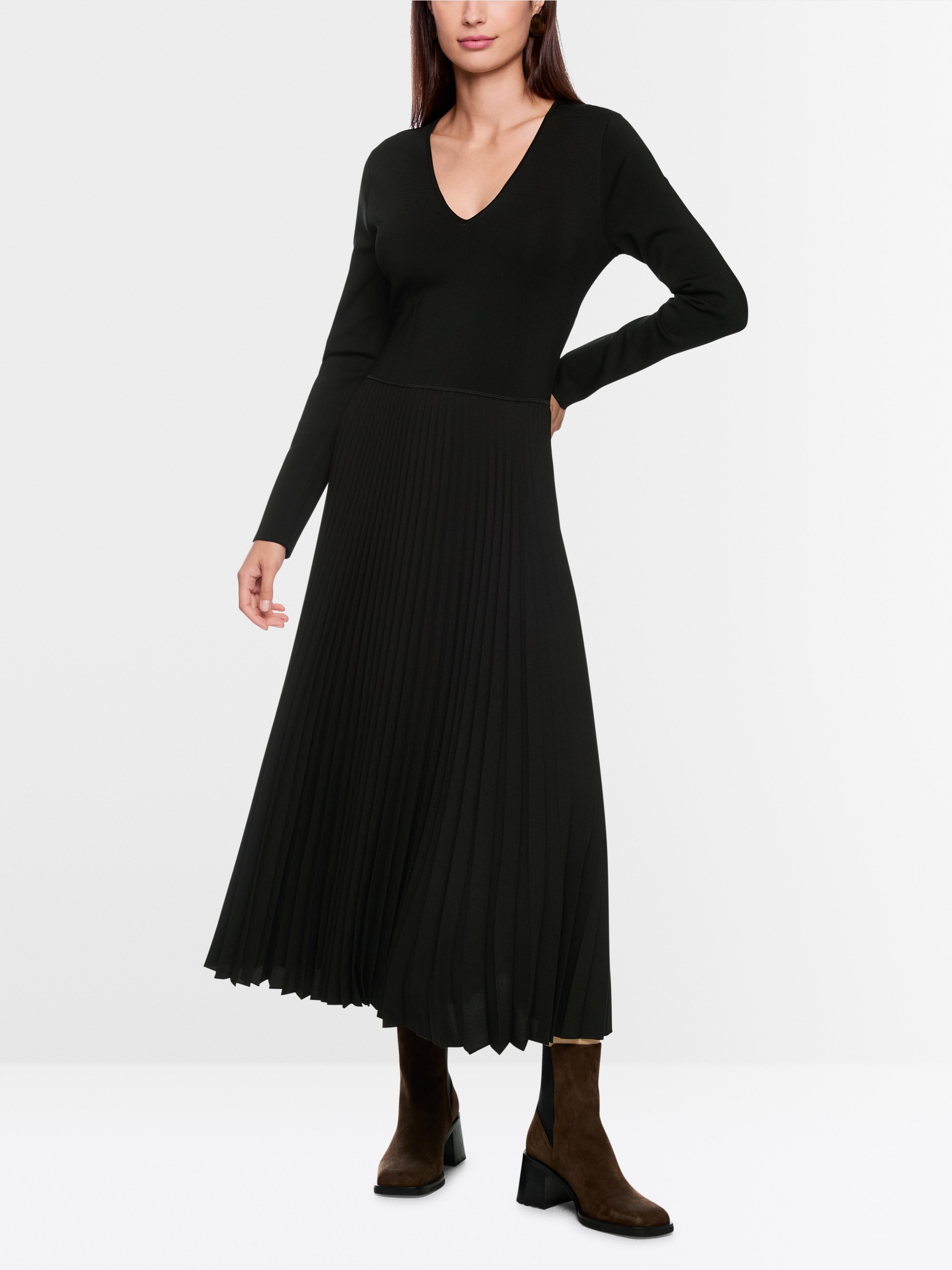 Robe en viscose plissée