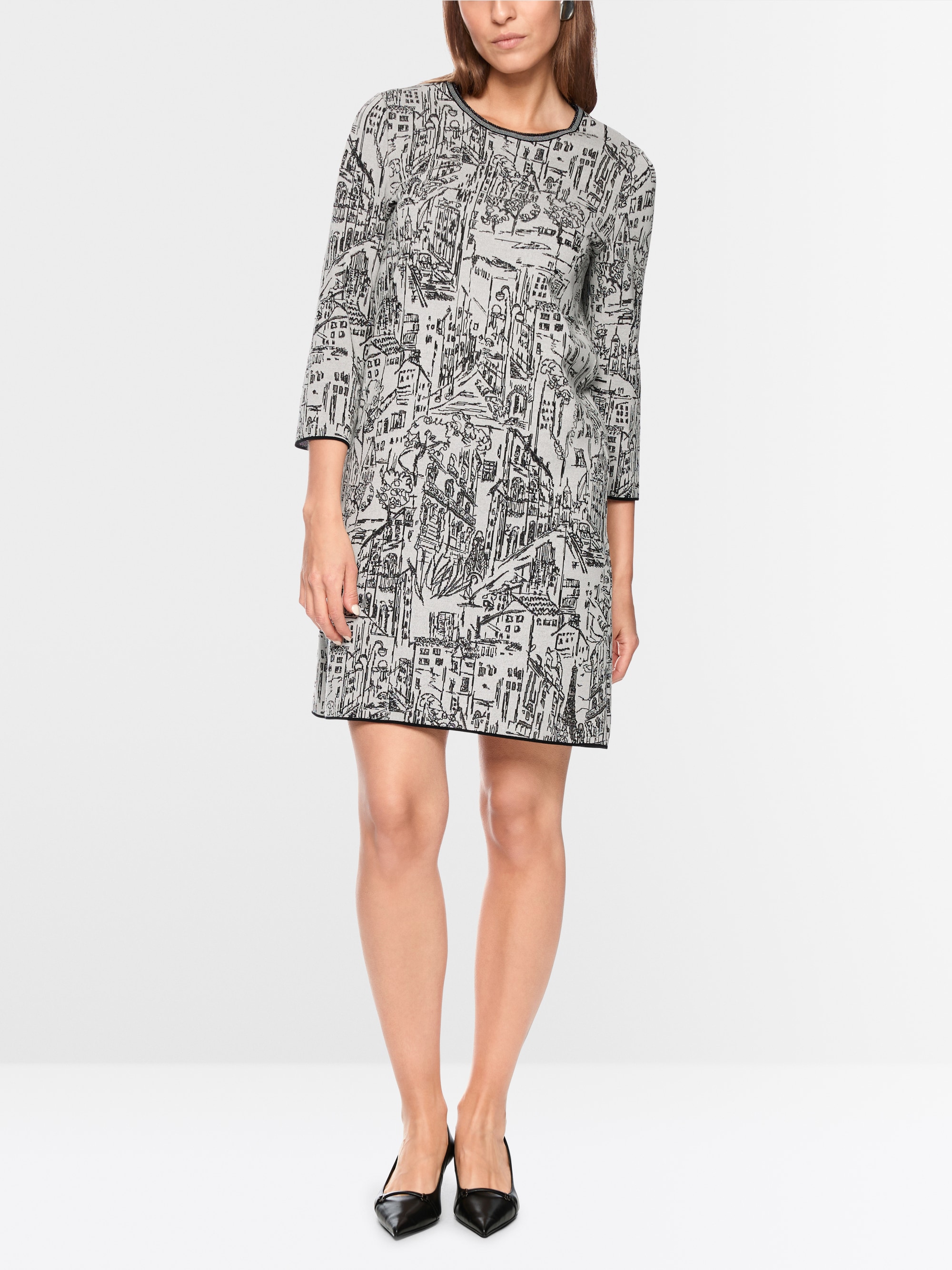 Knitted in Germany dress with motif