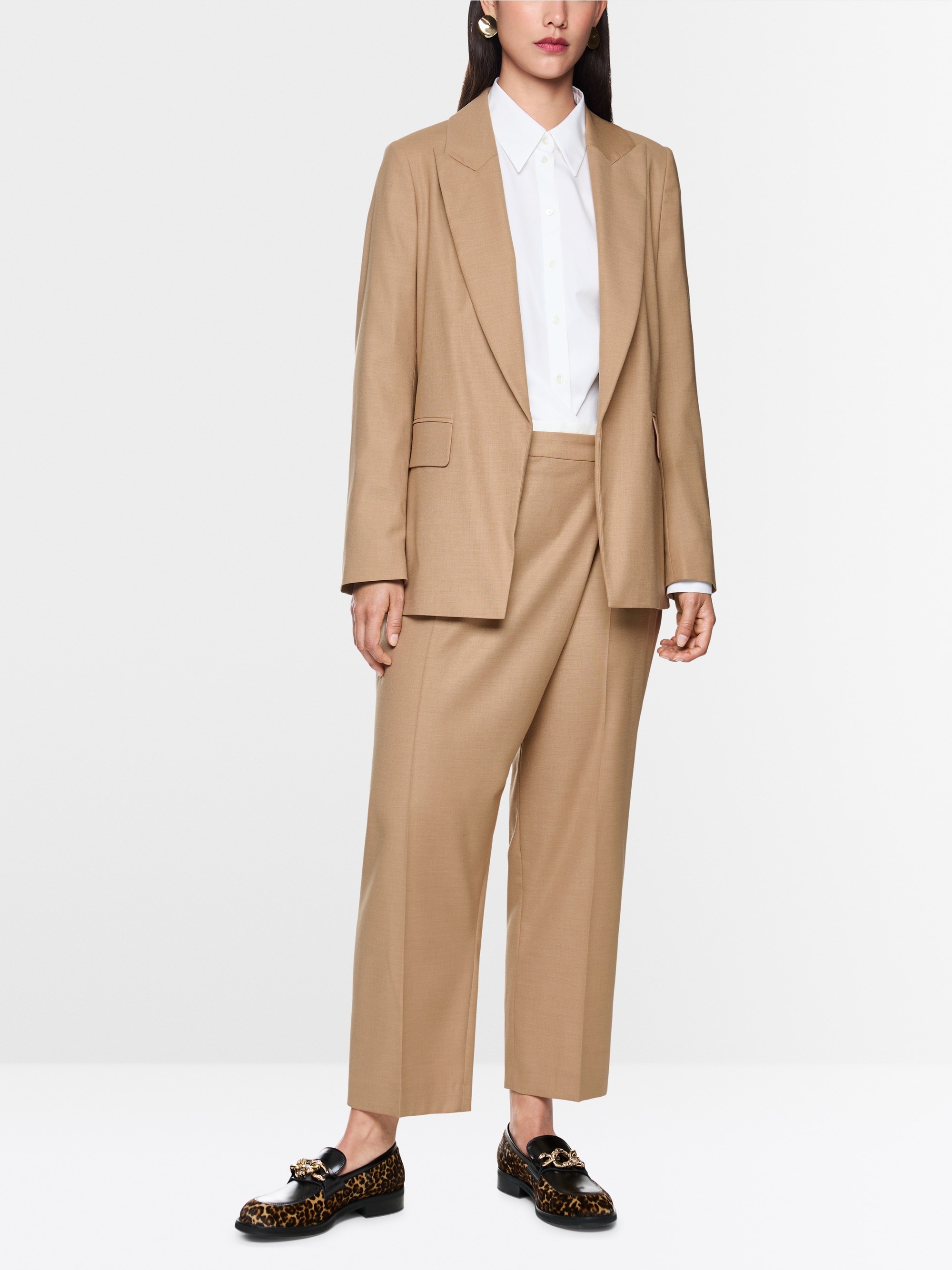 Blazer met opstaande revers