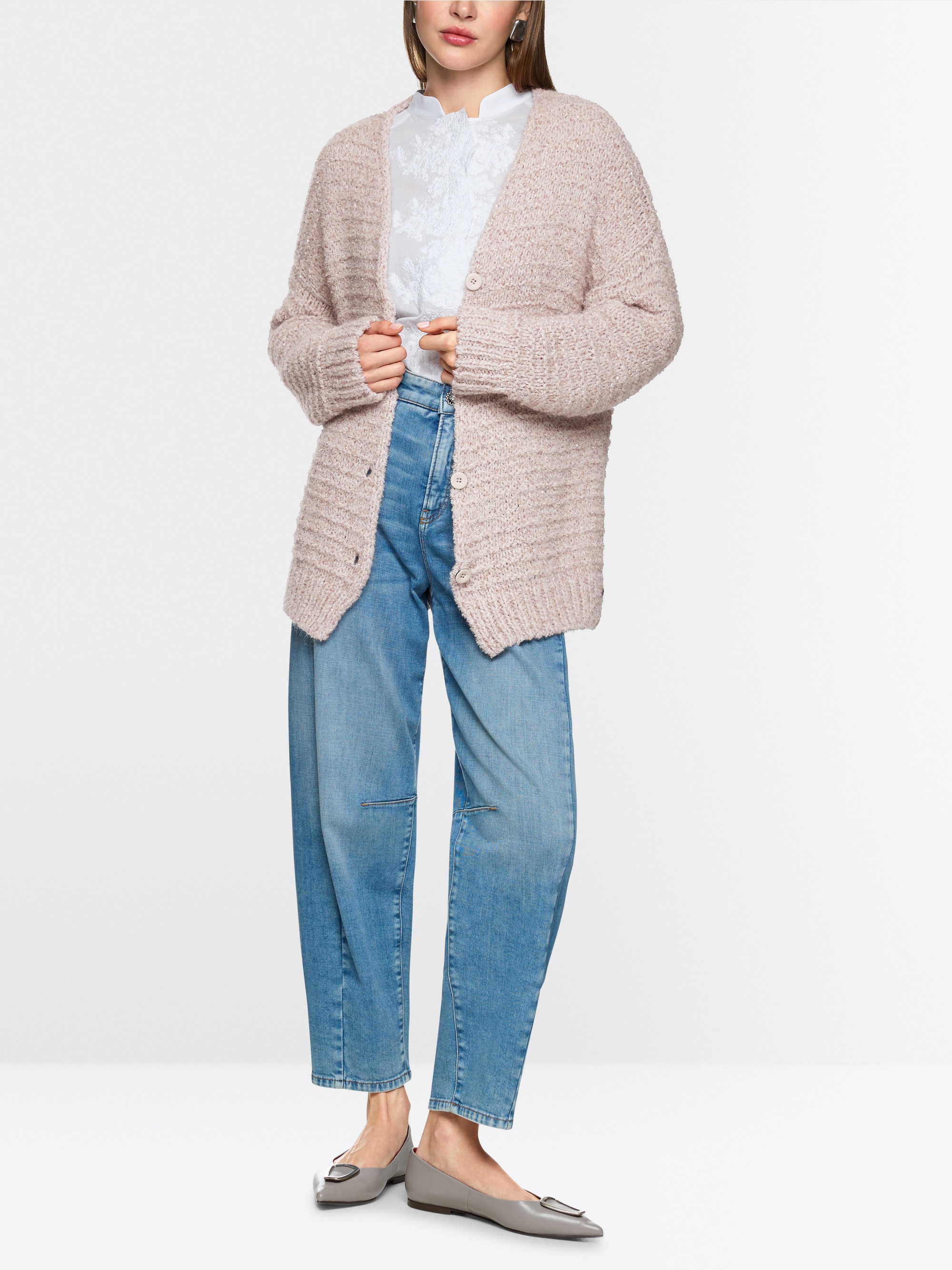 Glanzende cardigan Knitted in Germany