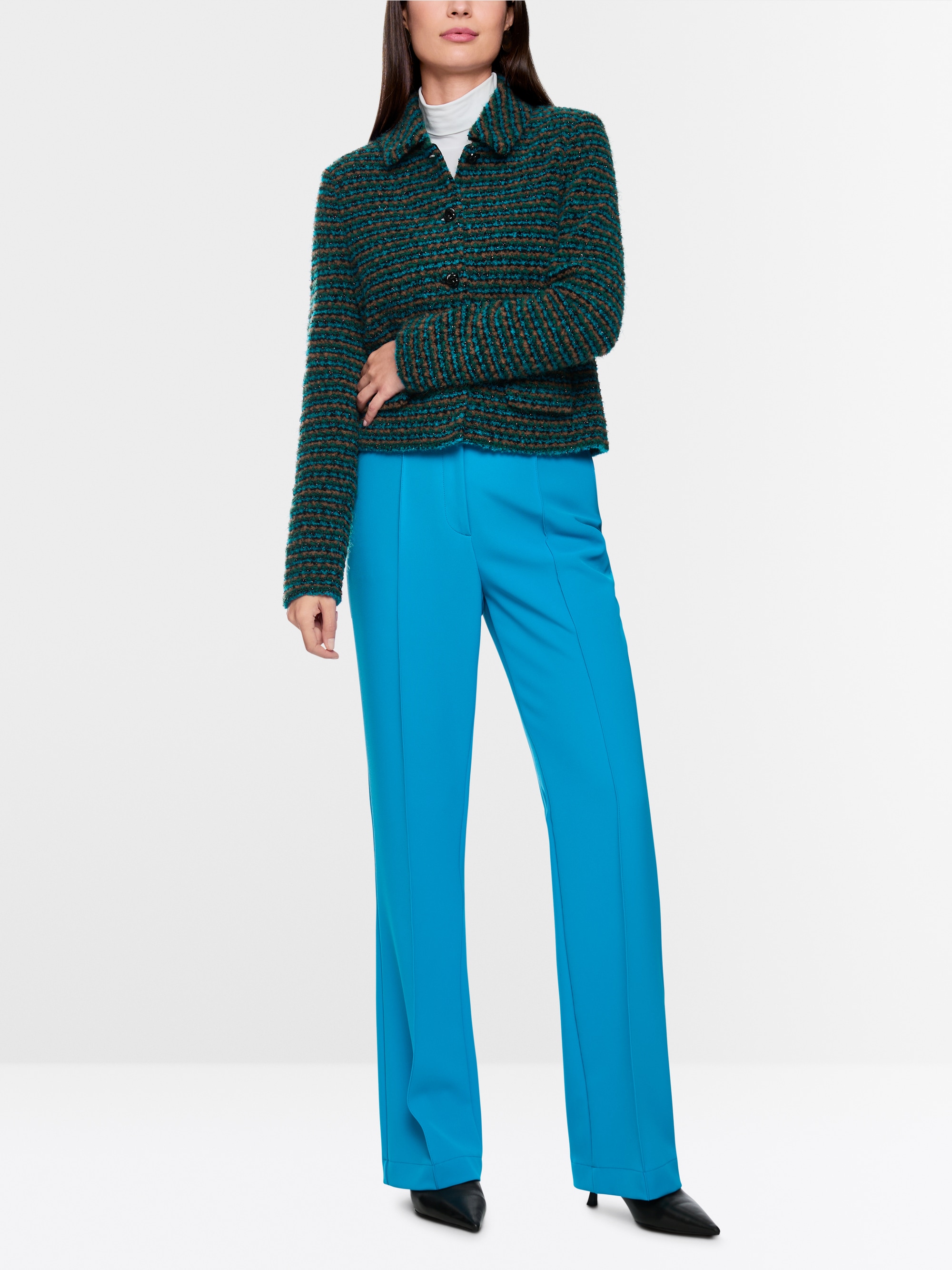 Cardigan tricoté en Allemagne avec lurex