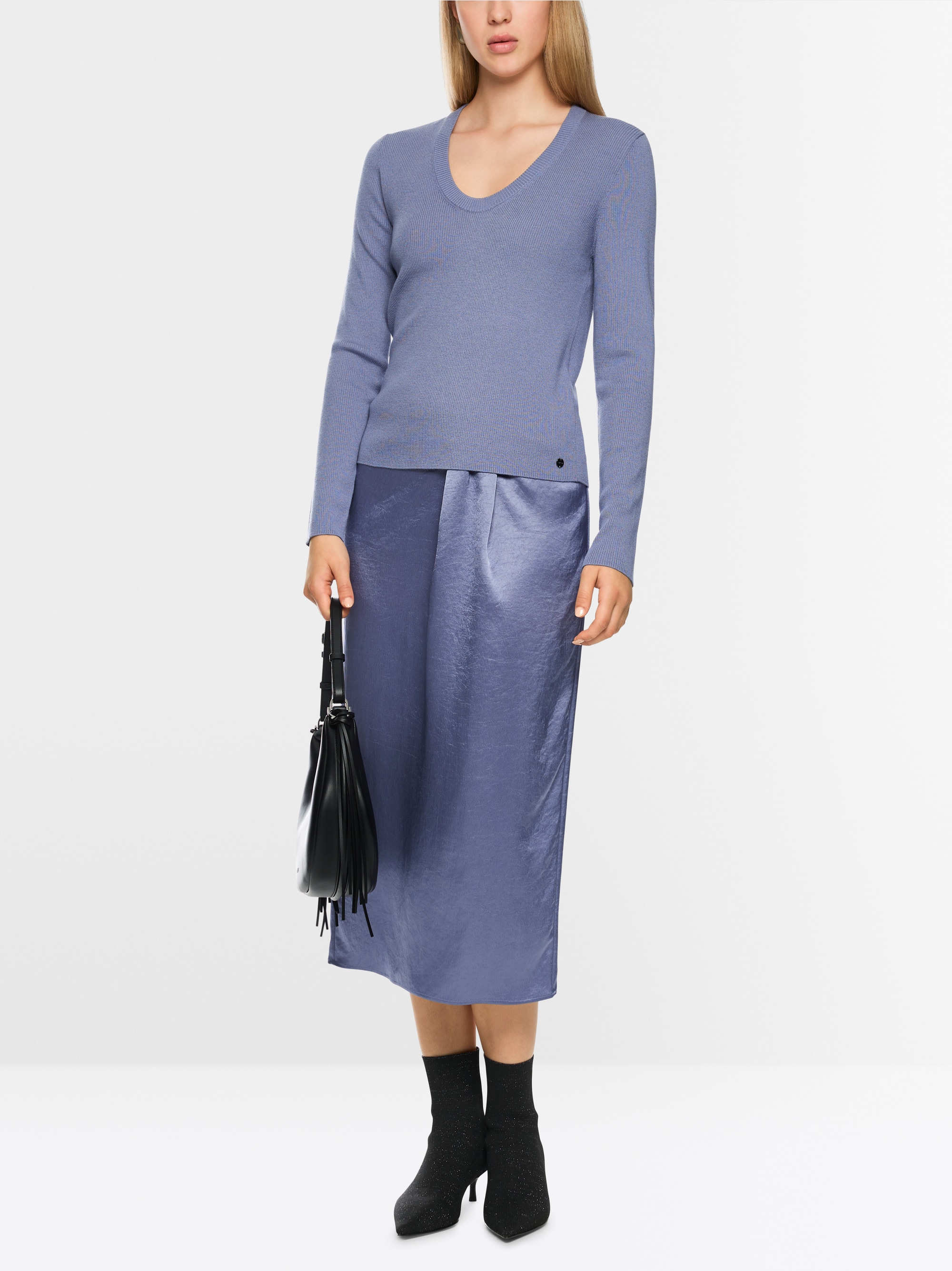Rippstrick Pullover
