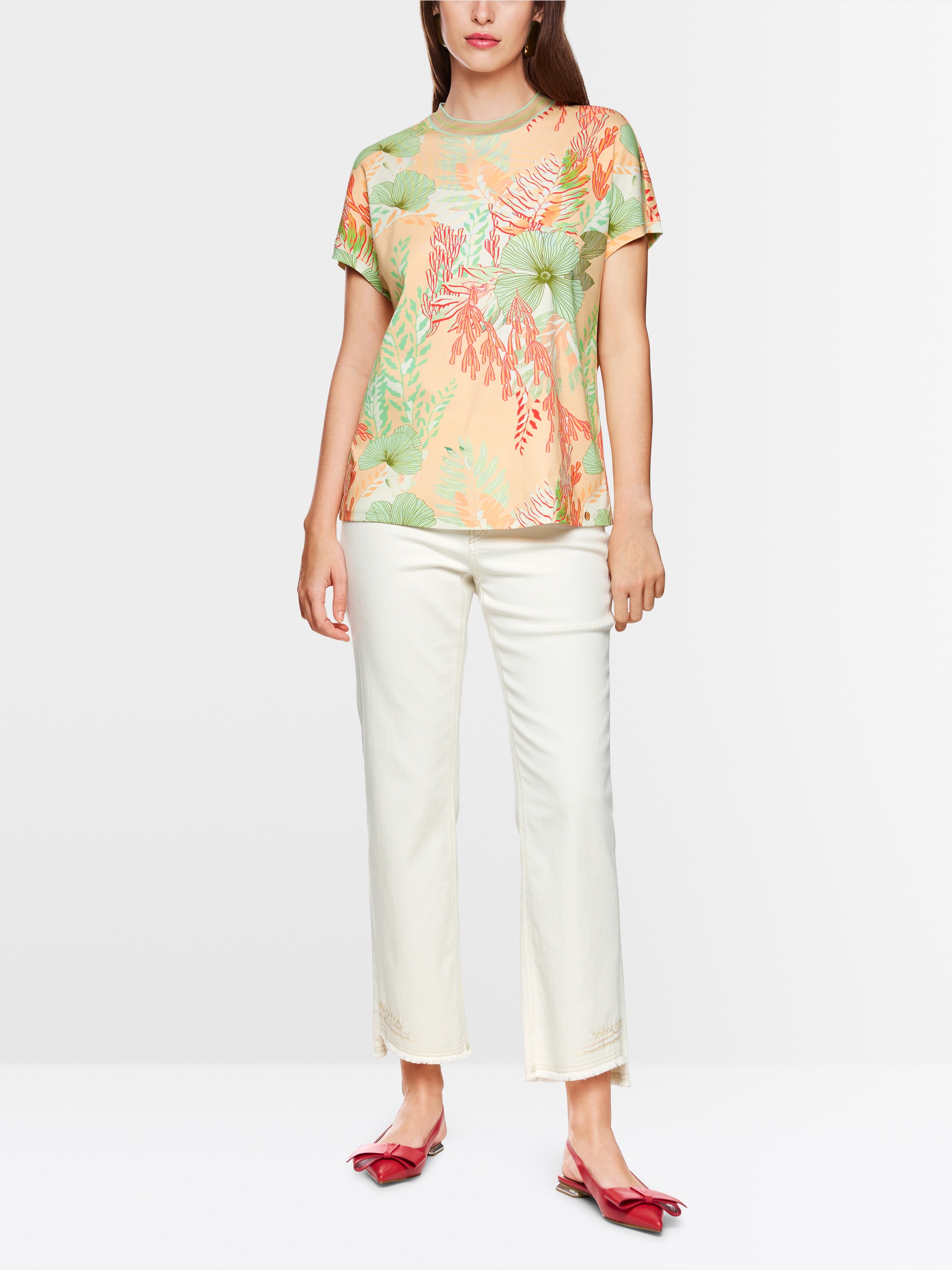 T-shirt à imprimé floral
