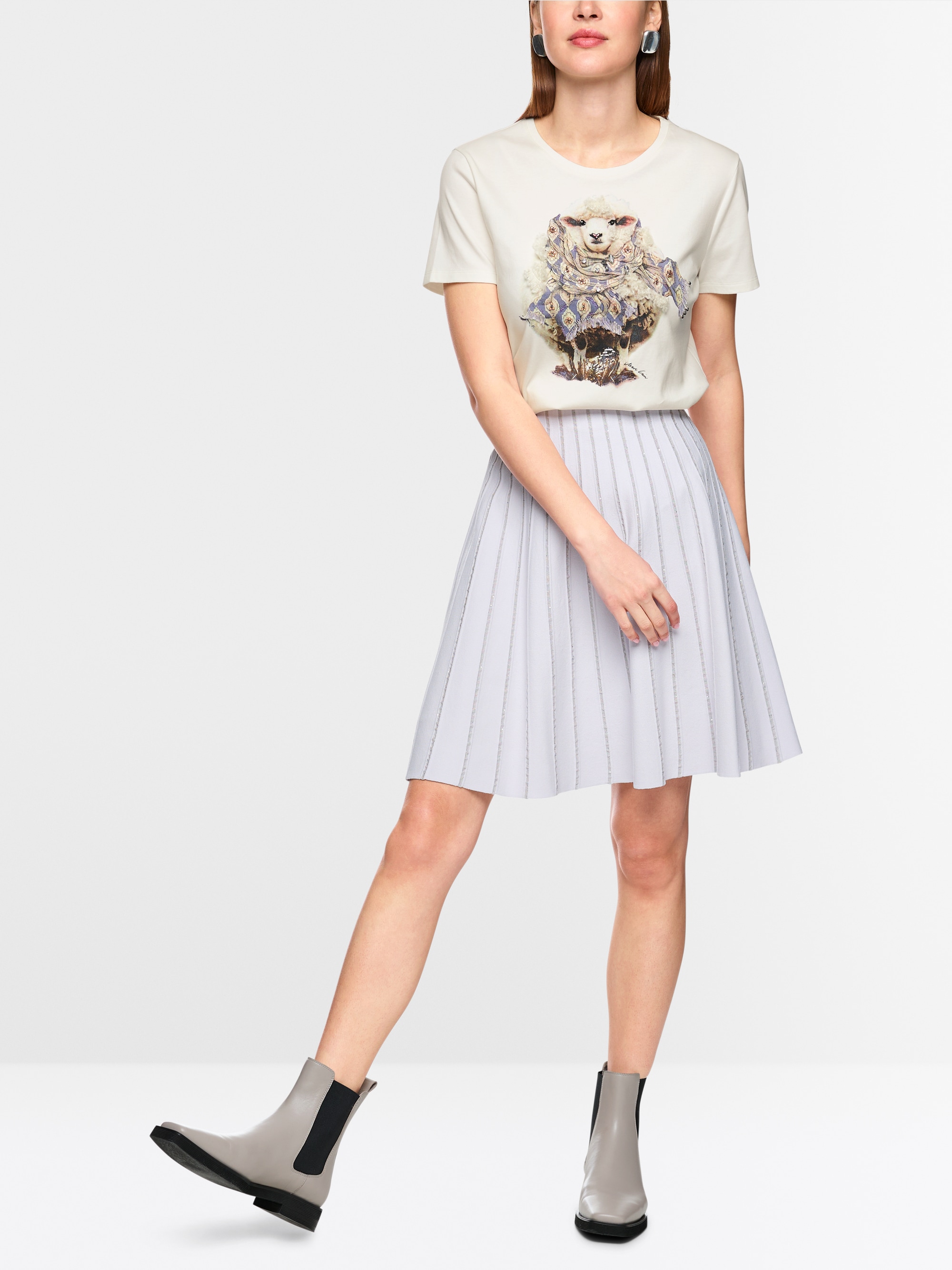 T-shirt met 3D-applicatie