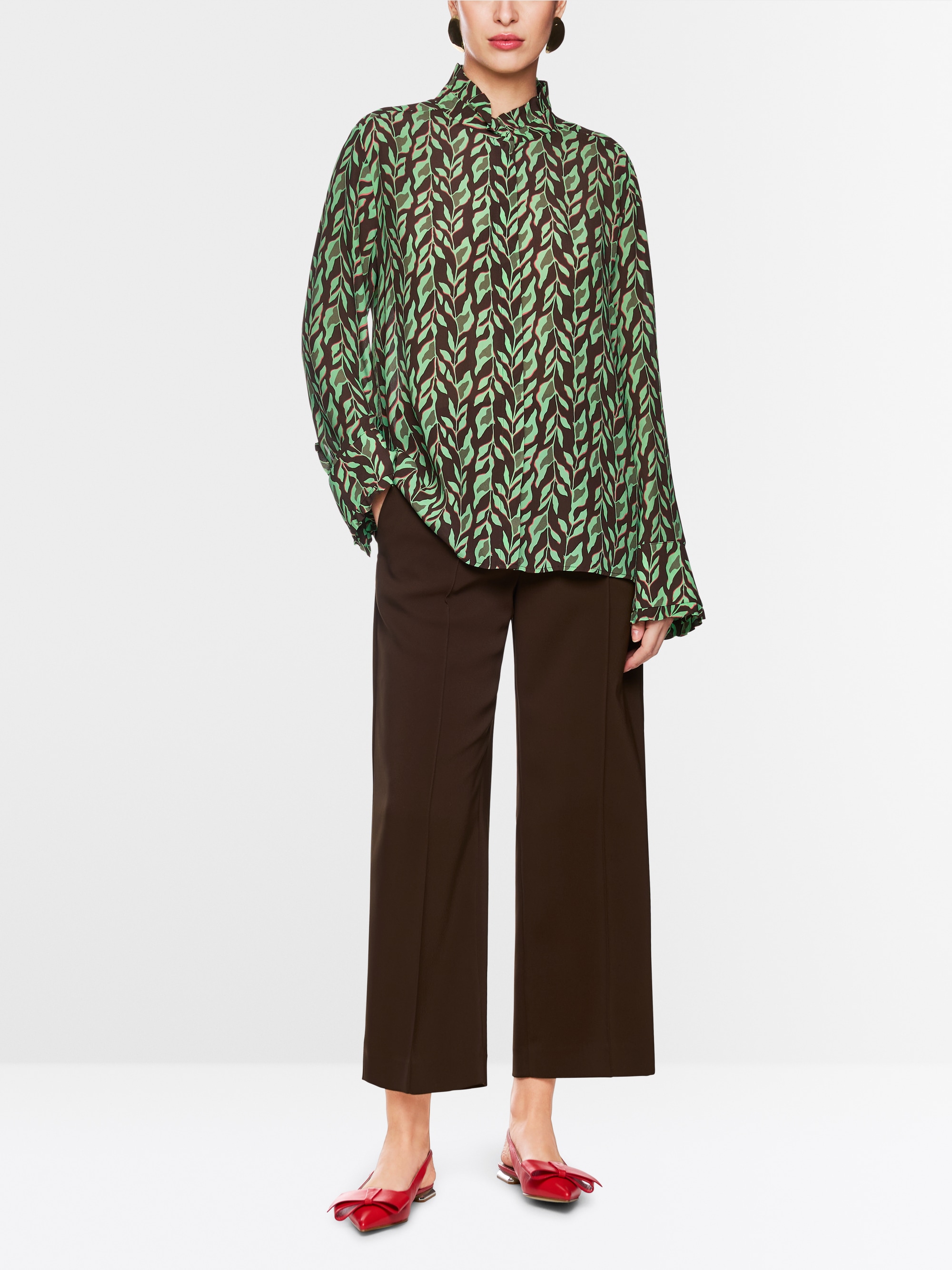 Blouse raffinée en viscose