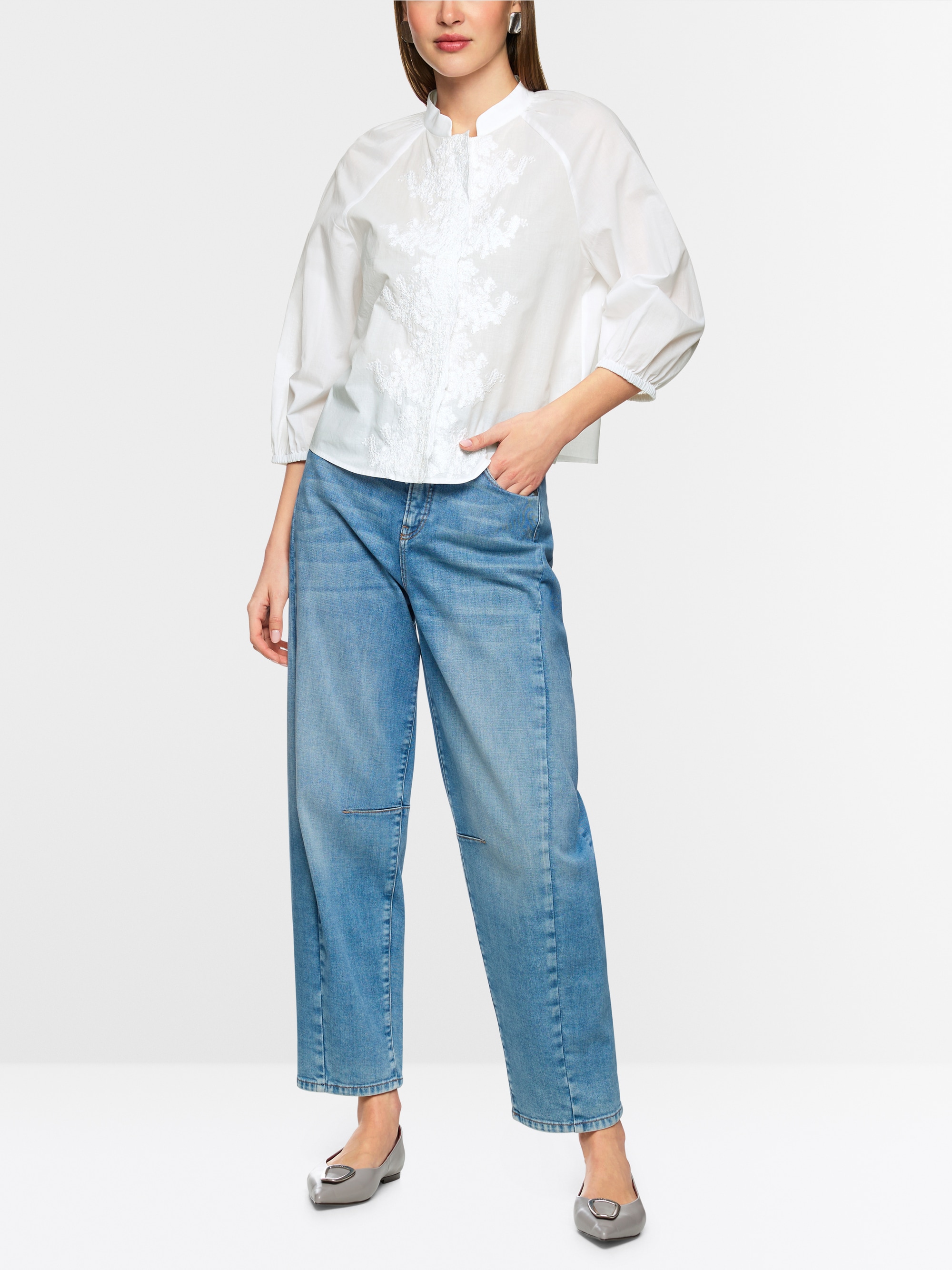 Bohoblouse met borduursel