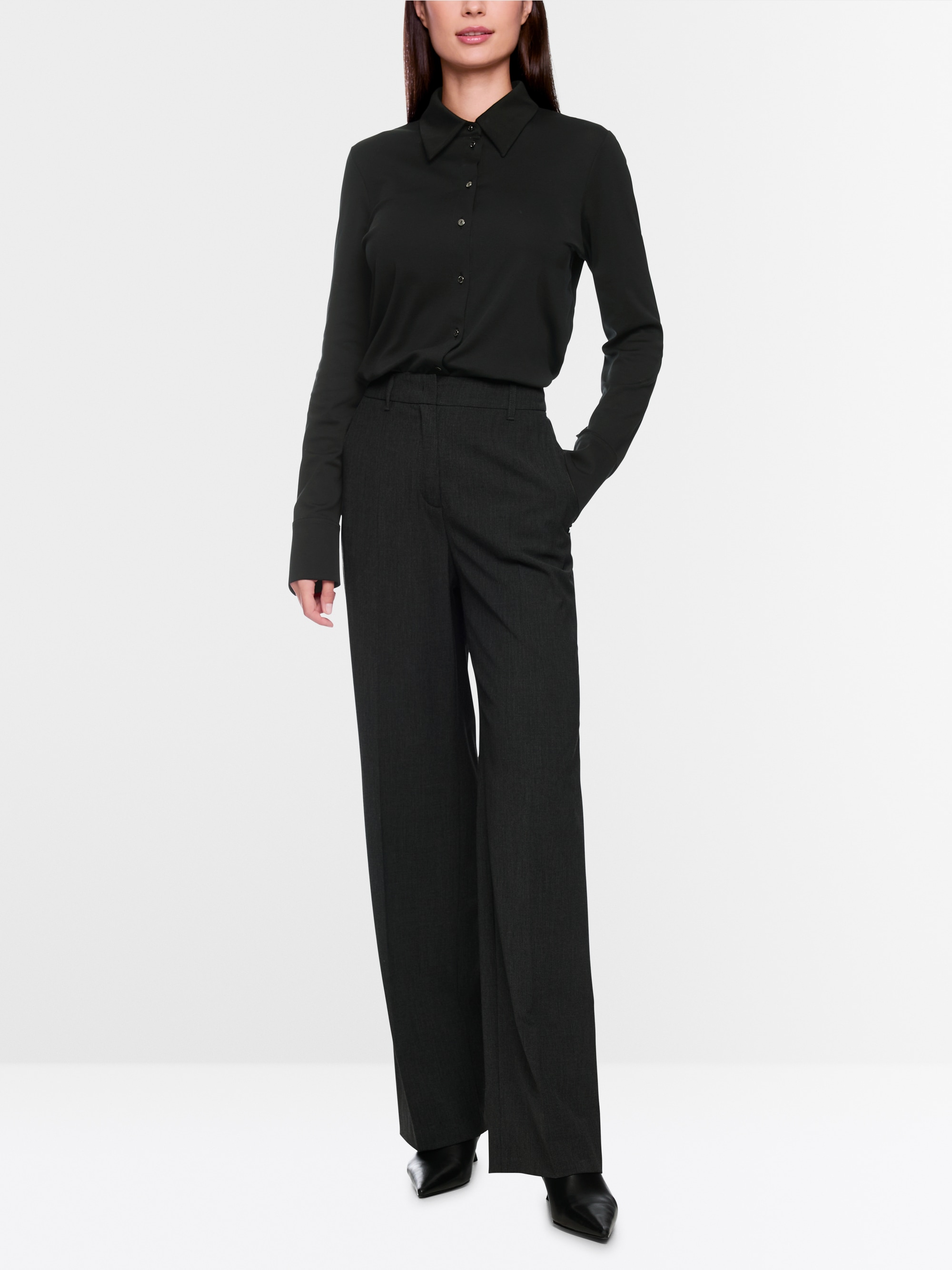 Cotton stretch shirt blouse