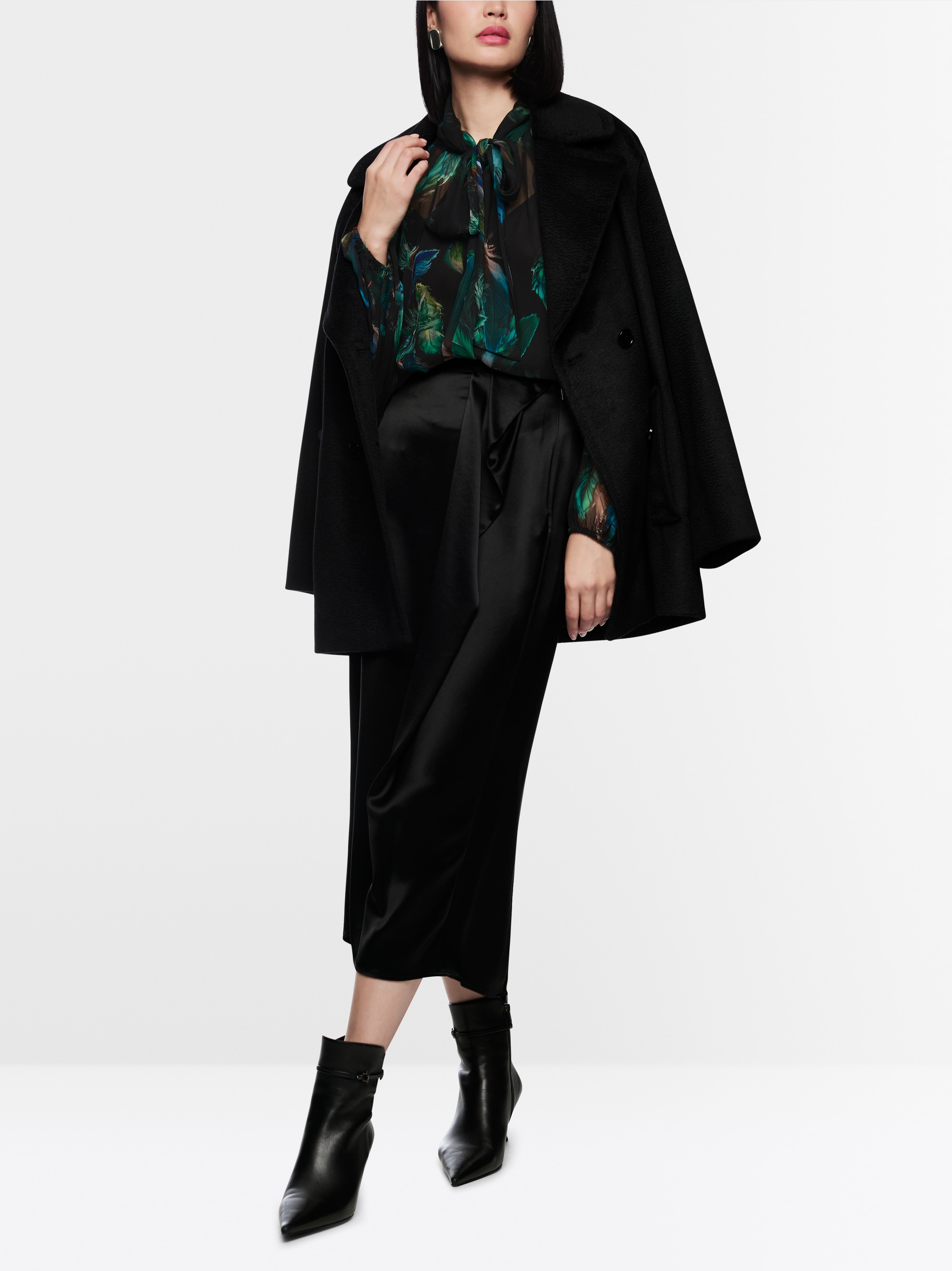 Transparente Bluse aus Viskose