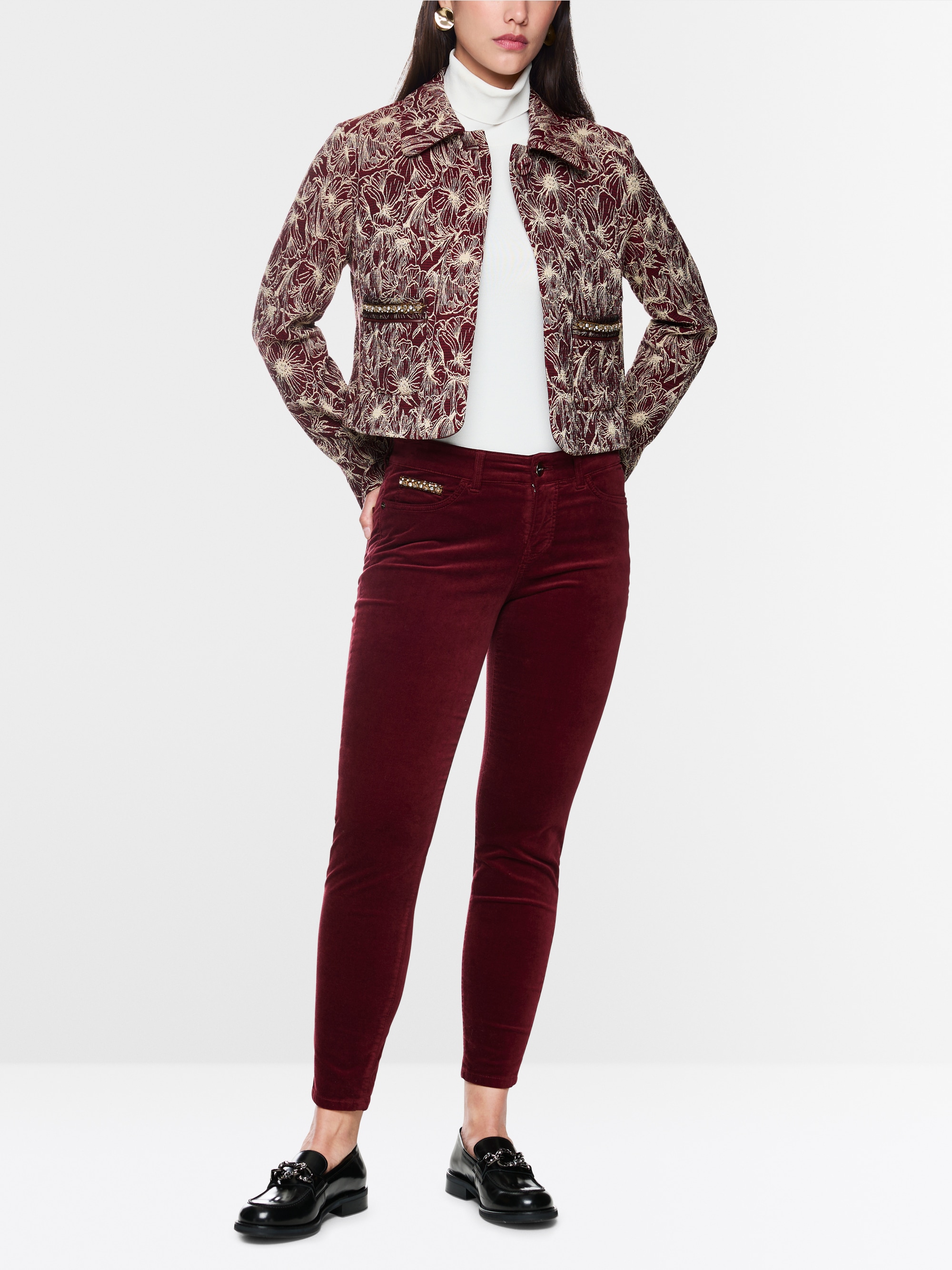 Pantalon slim SILVI taille basse