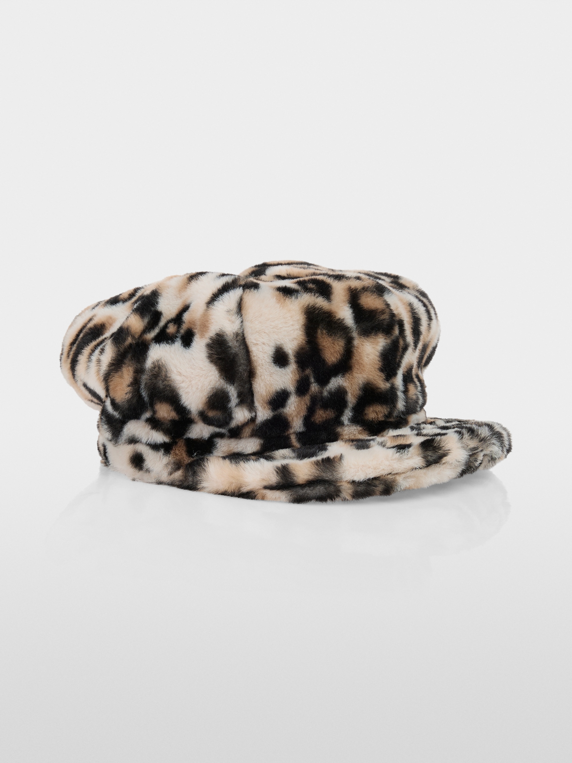 Casquette Baker Boy imprimé léopard