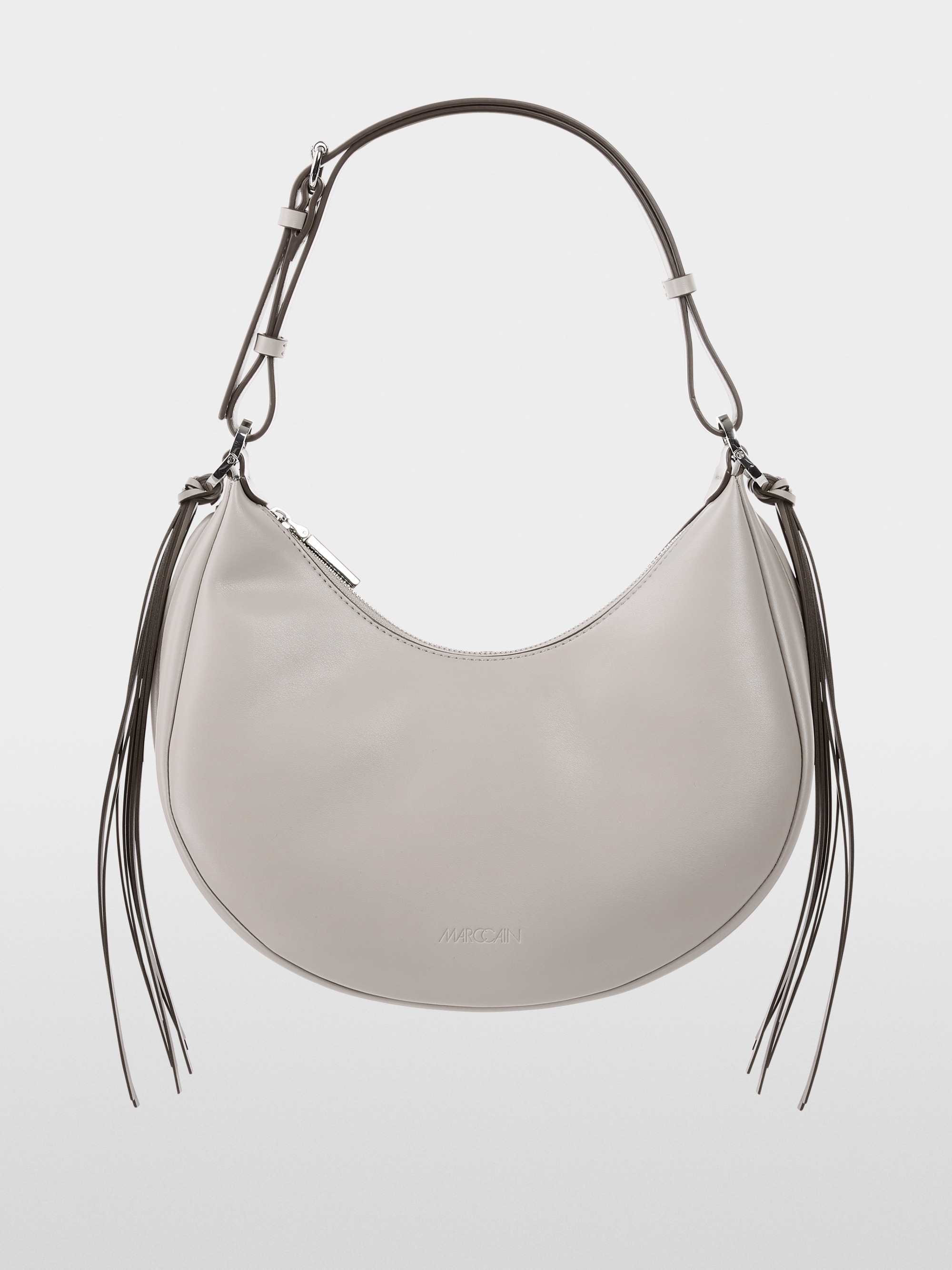 Schultertasche in Halbmondfrom