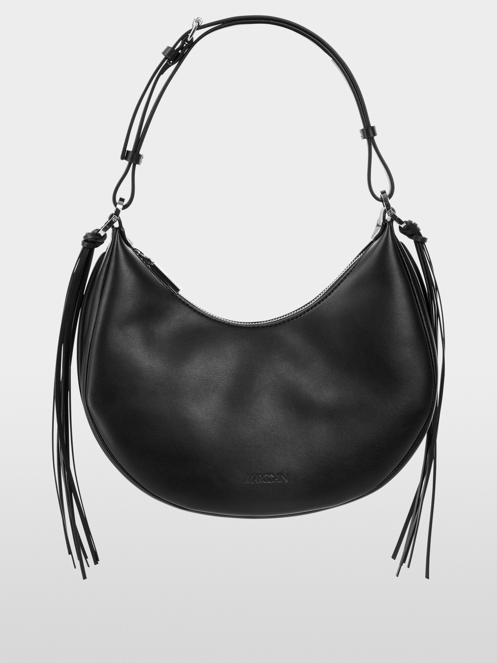 Schultertasche in Halbmondfrom