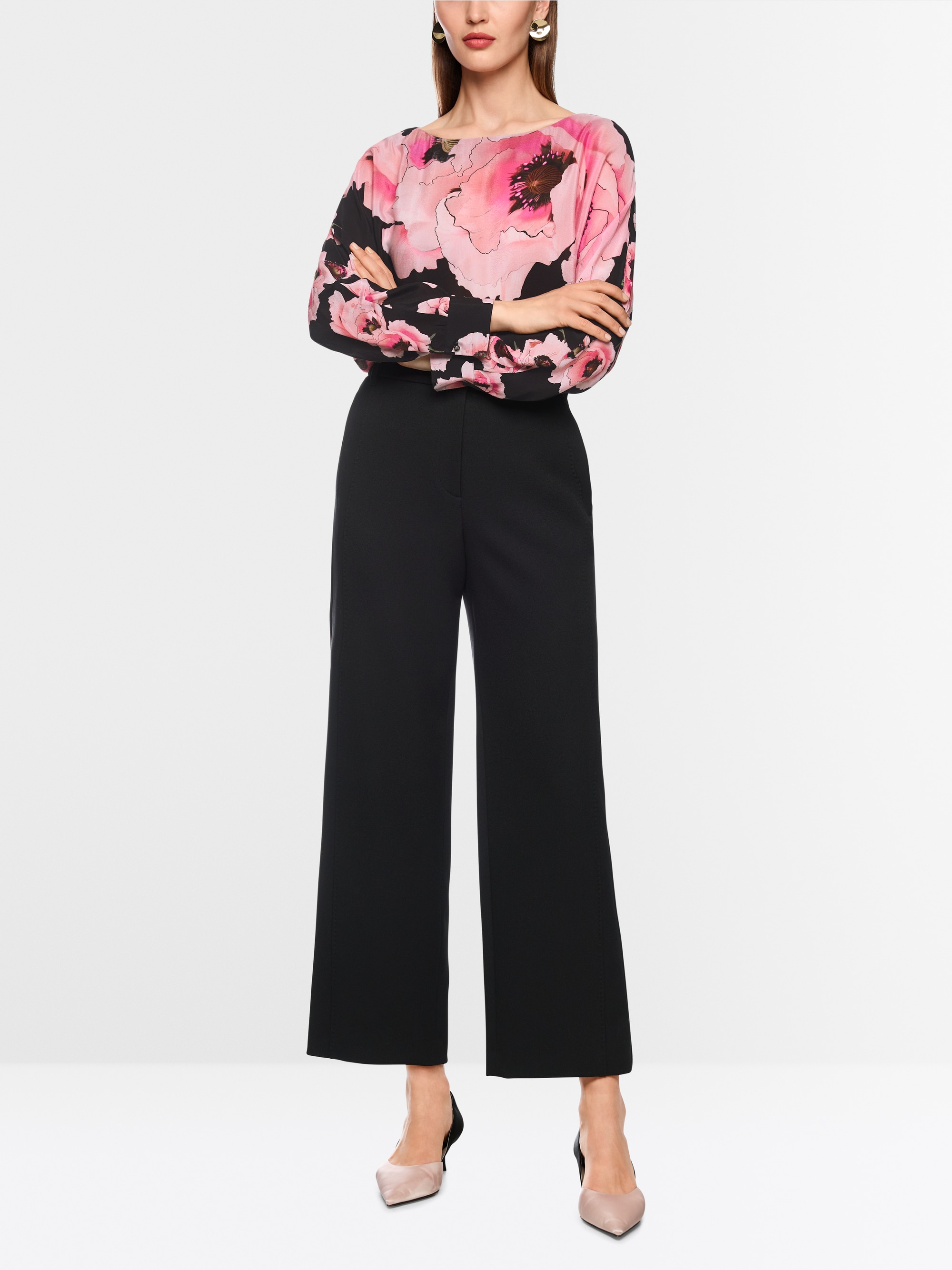Lockere Viskose-Bluse