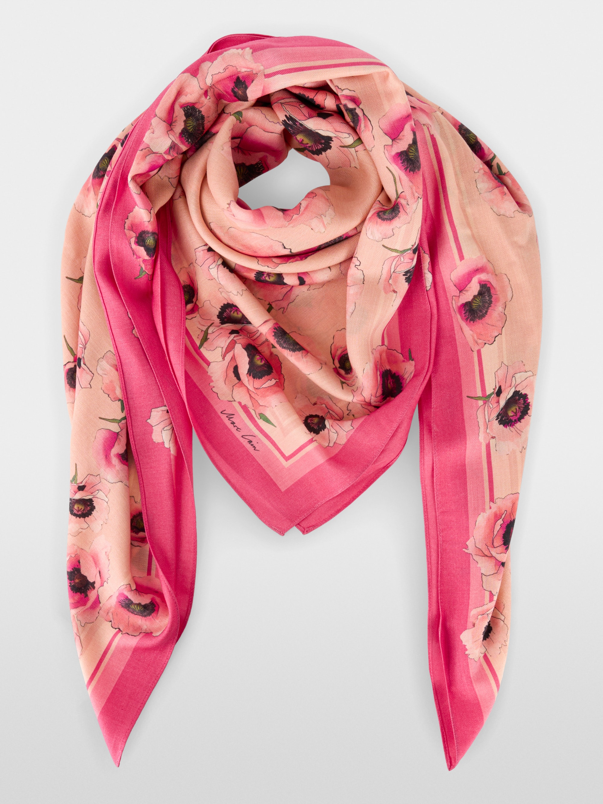 Feiner Schal mit Blumenmuster