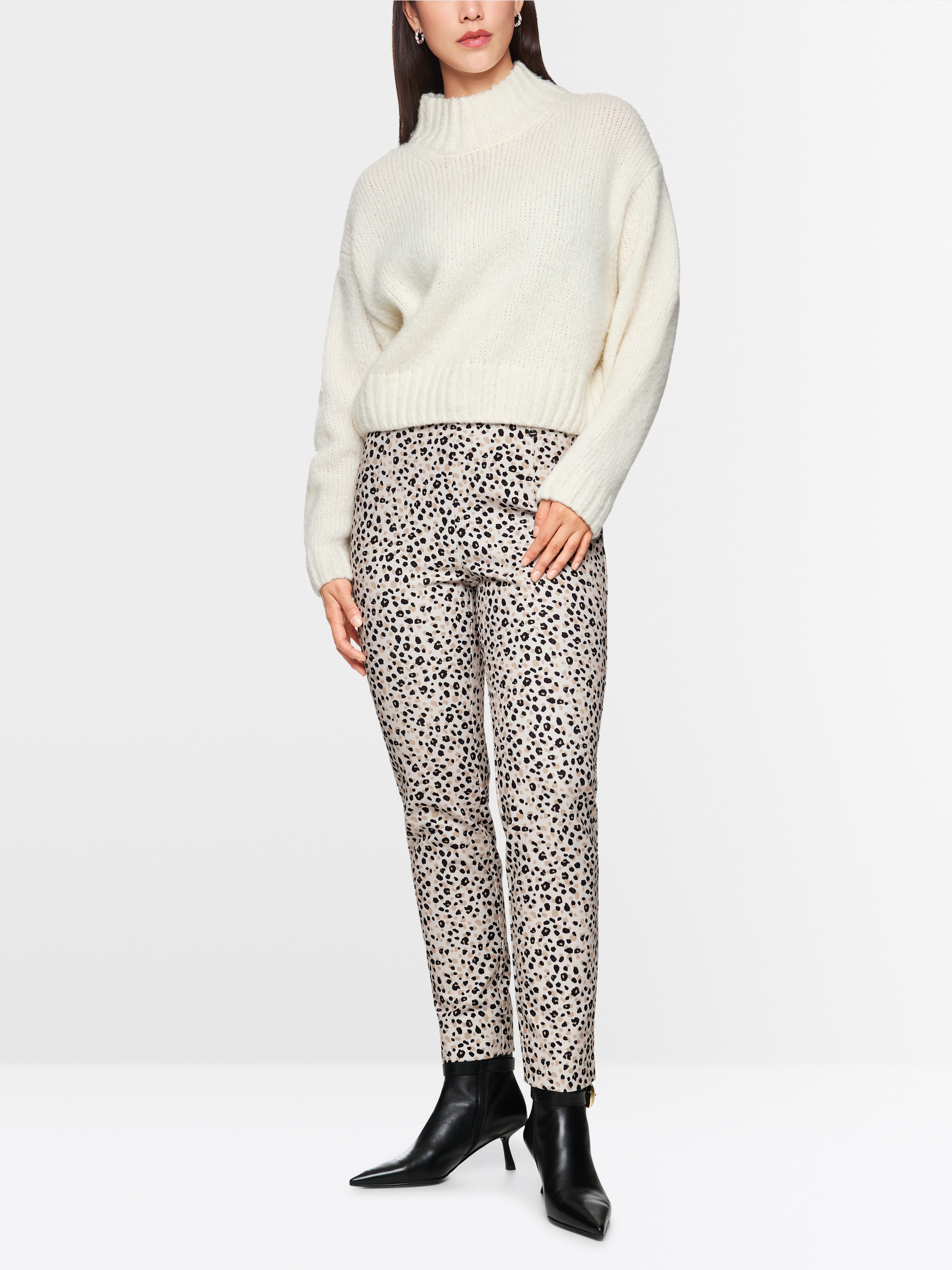 Pantalon SOFIA à imprimé léopard