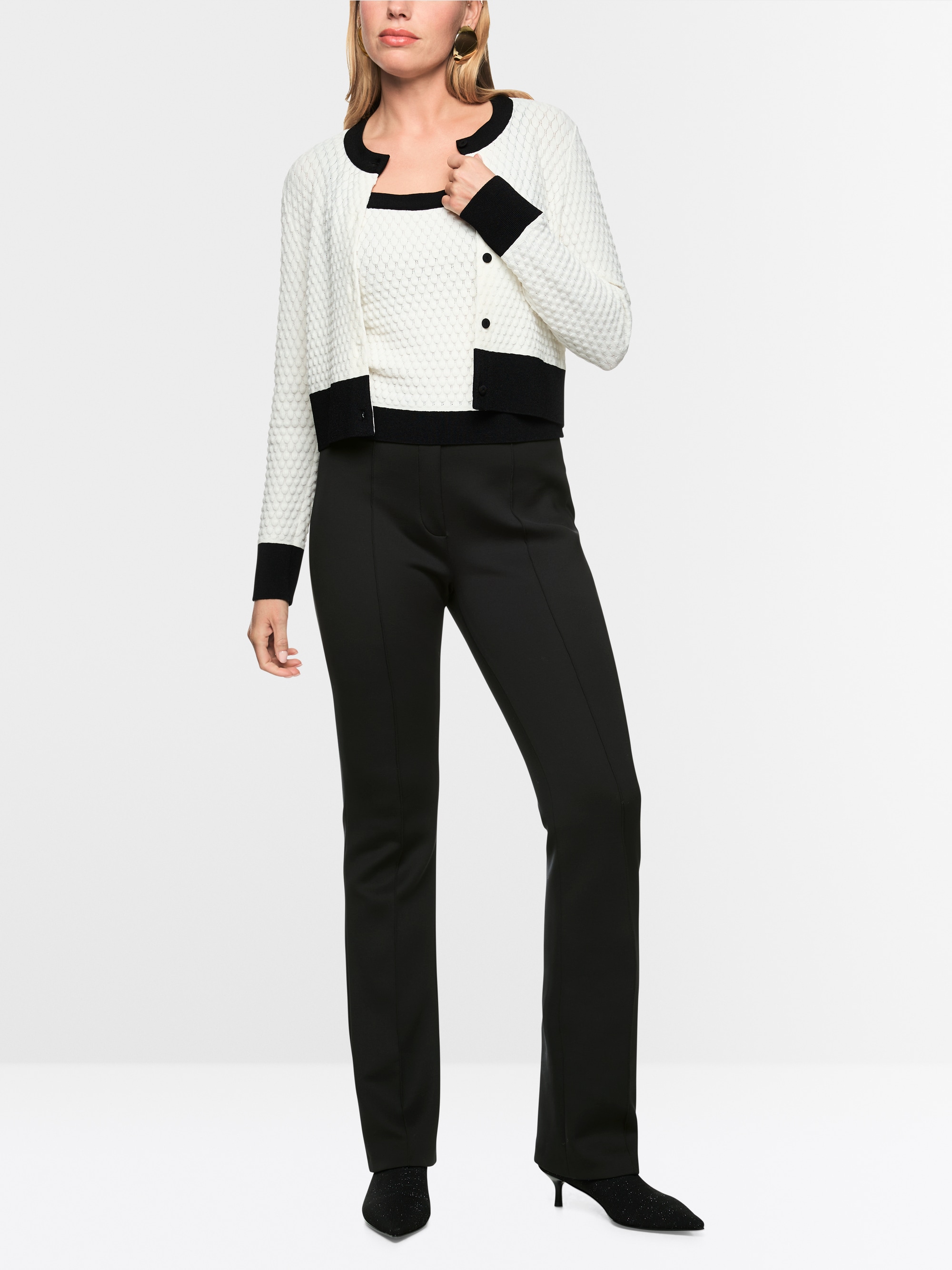 Pantalon FREDERICA en jersey scuba