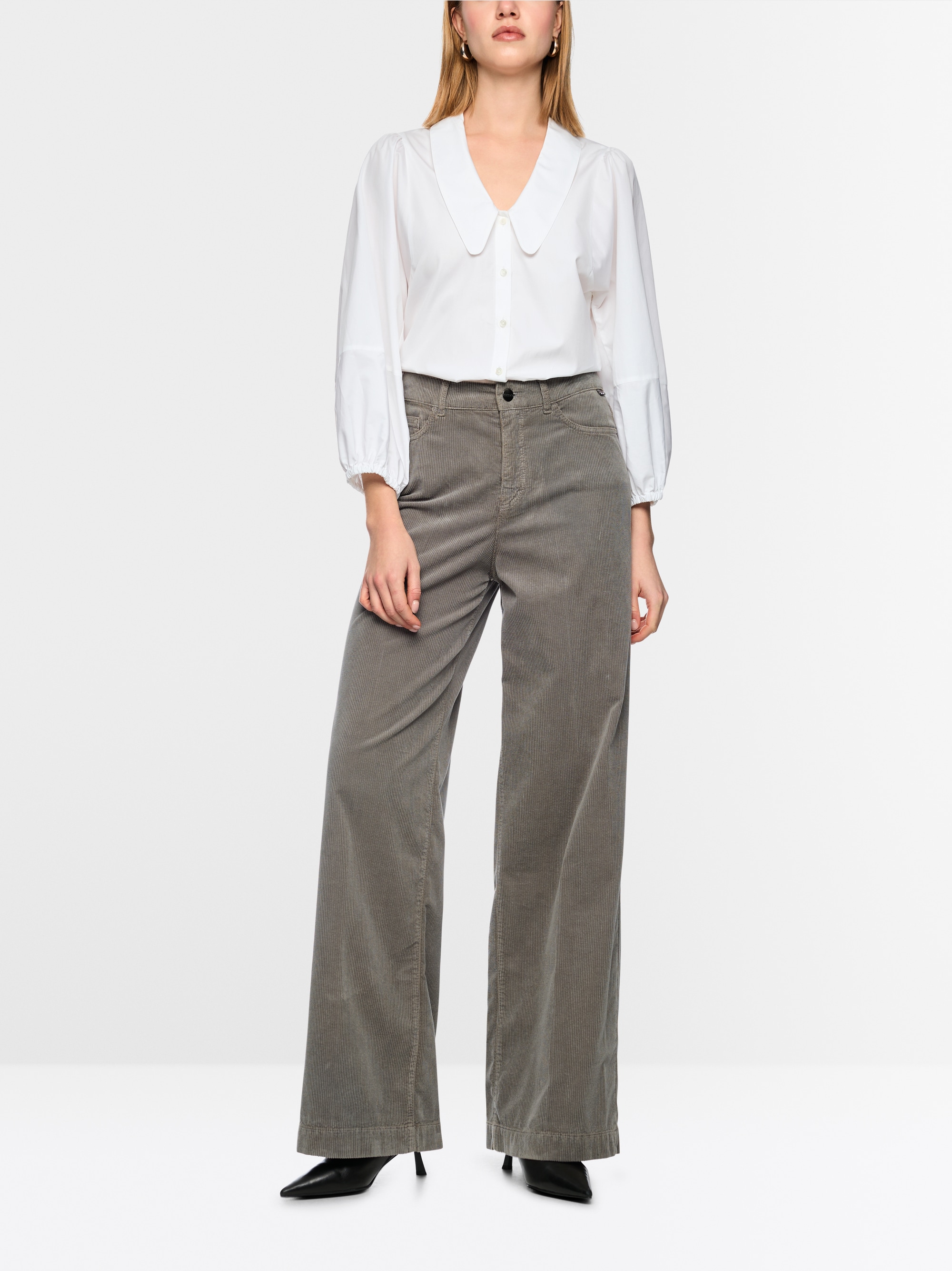 WARRI corduroy trousers with creases