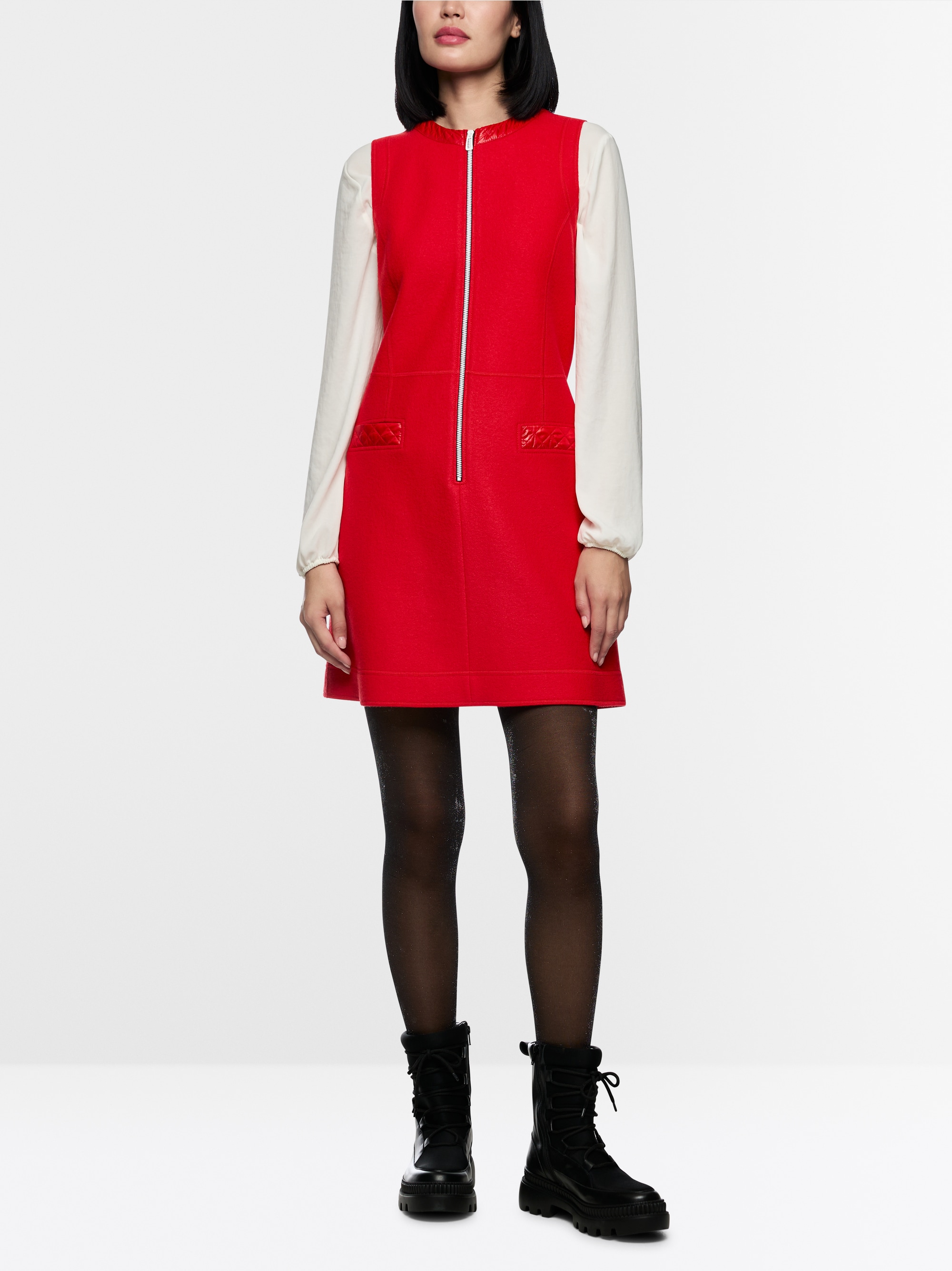 Ärmelloses Kleid "Knitted in Germany"