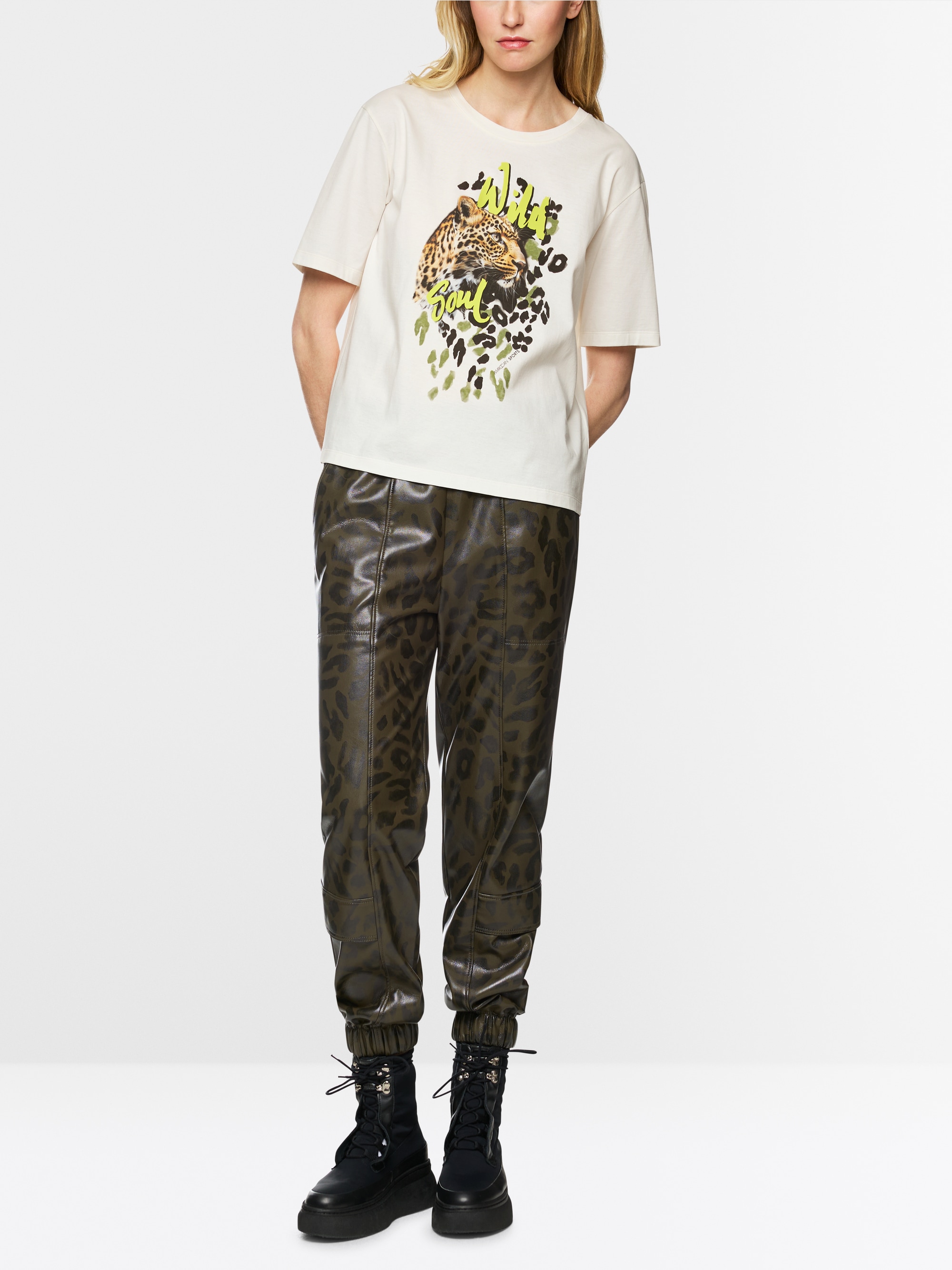 Bedrukt T-shirt 'Rethink Together'