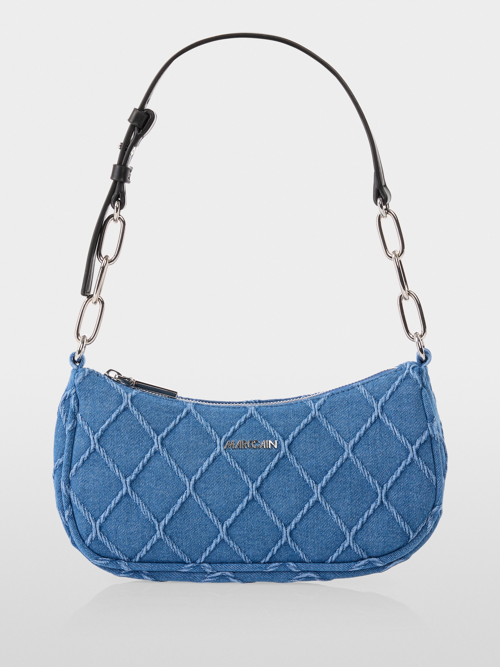 Schultertasche aus Denim
