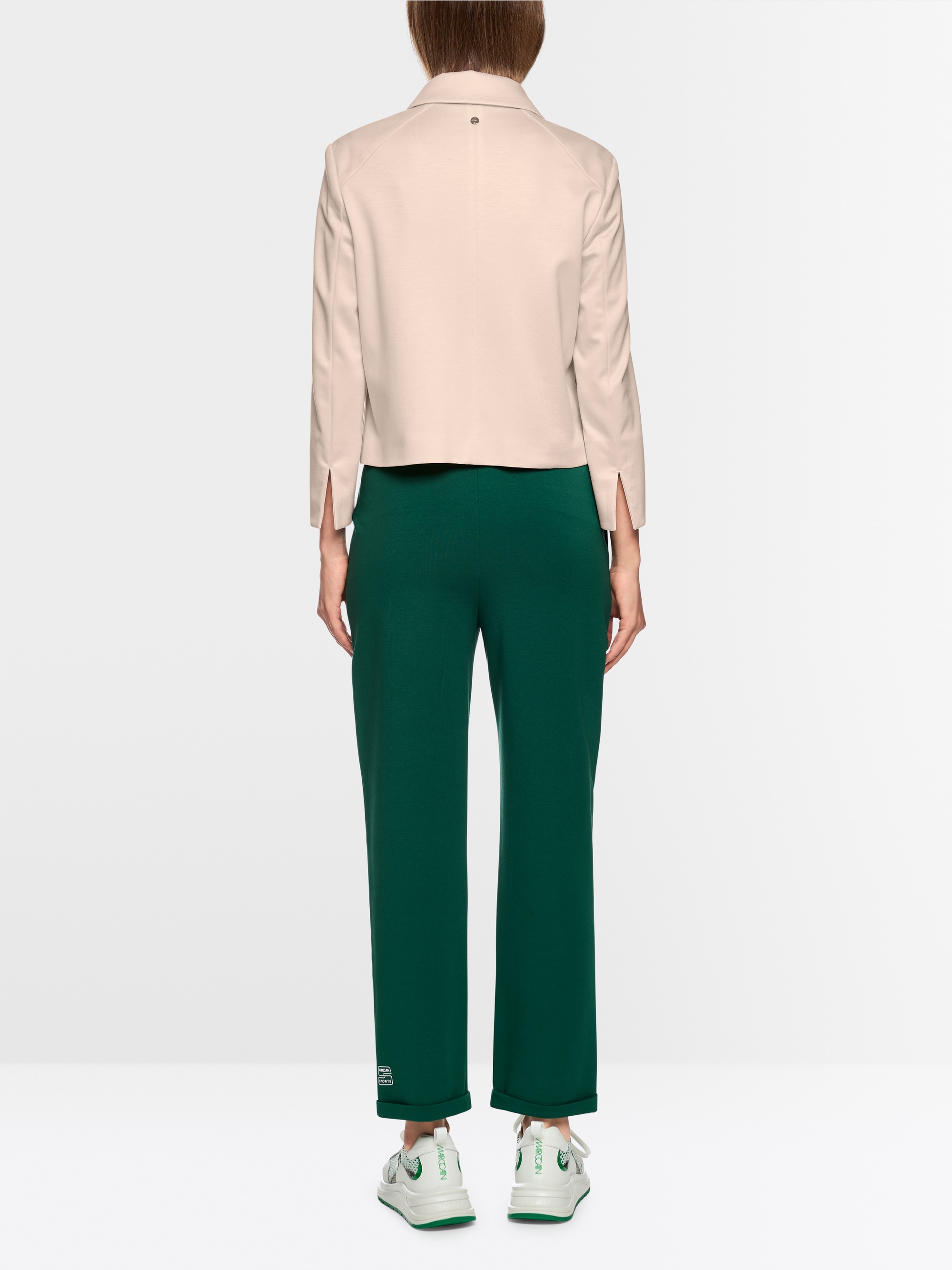 Veste courte avec col Kent